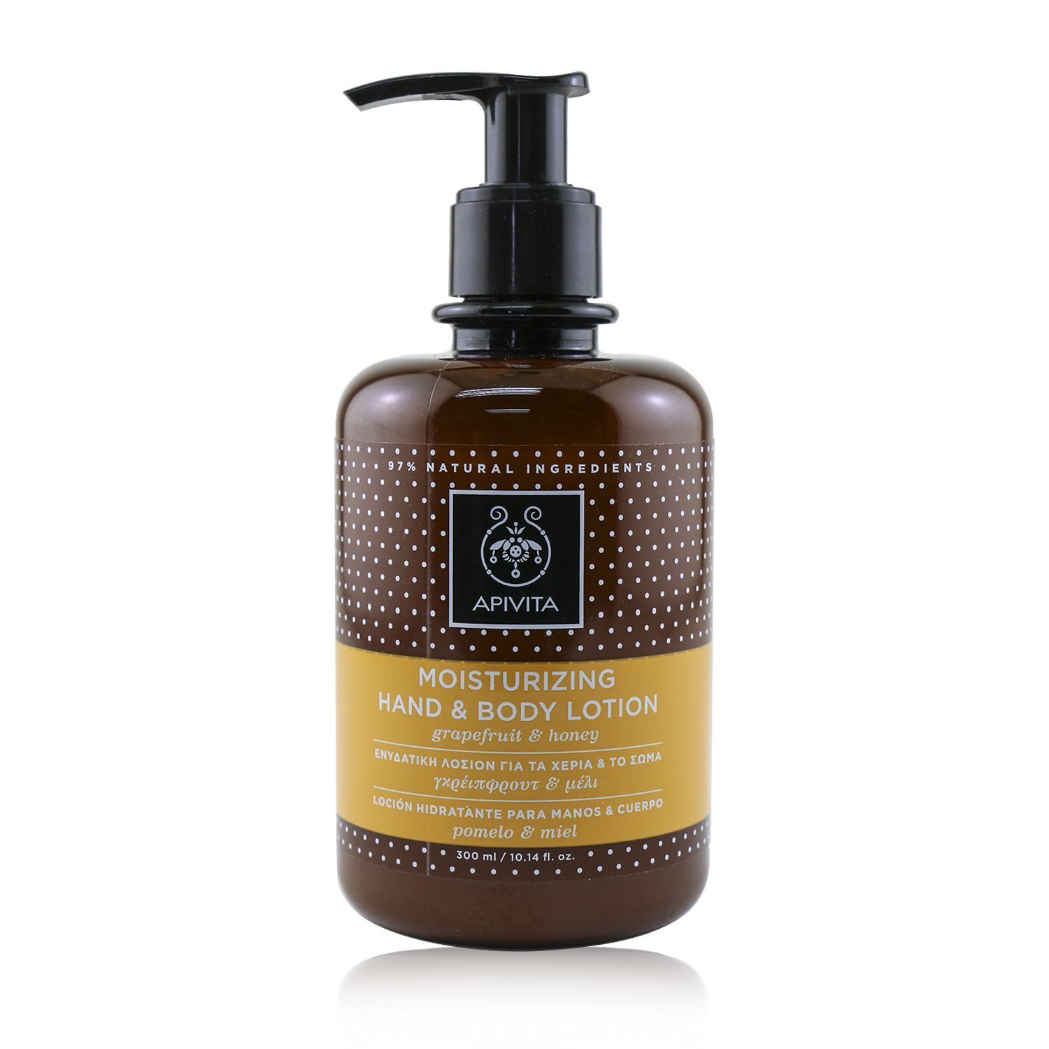 Apivita Moisturizing Hand & Body Lotion with Grapefruit & Honey 300ml/10.14oz