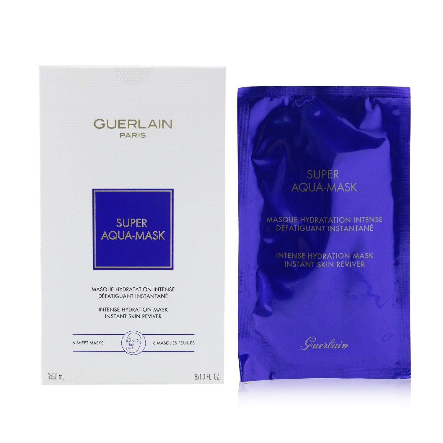 Guerlain มาสก์ให้ความชุ่มชื่น ( แผ่นมาส์ก ) 6pcs