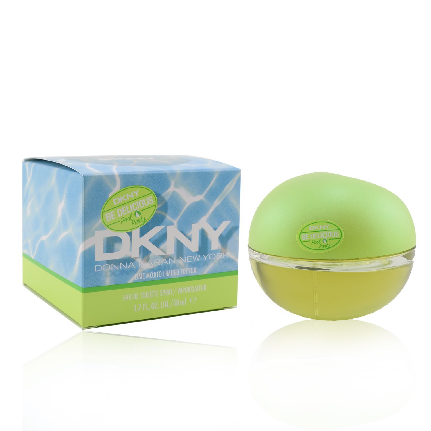 DKNY Be Delicious Pool Party Lime Mojito Eau De Toilette Spray 50ml/1.7oz