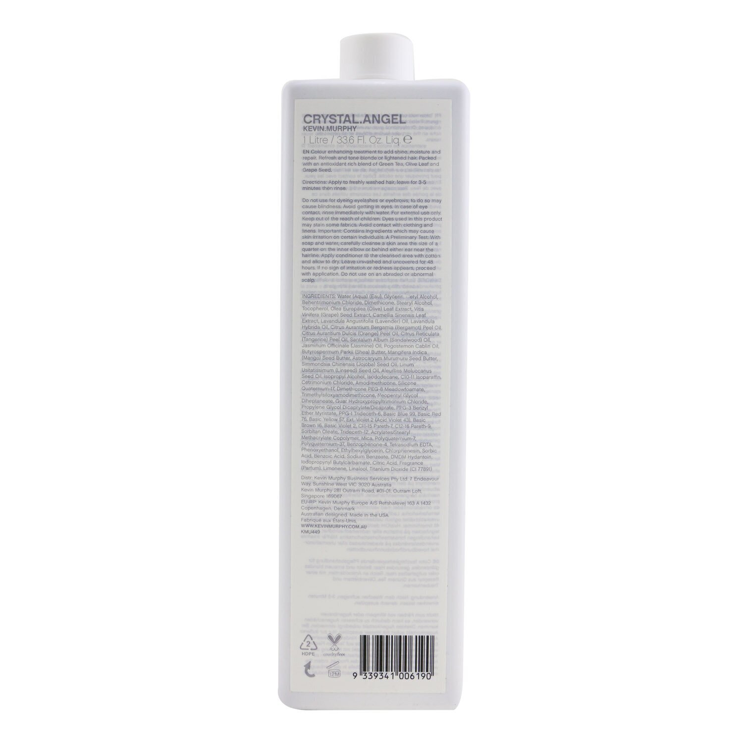 Kevin.Murphy Crystal.Angel (Illuminating Gloss Color Enhancing Shine Treatment) 1000ml/33.6oz