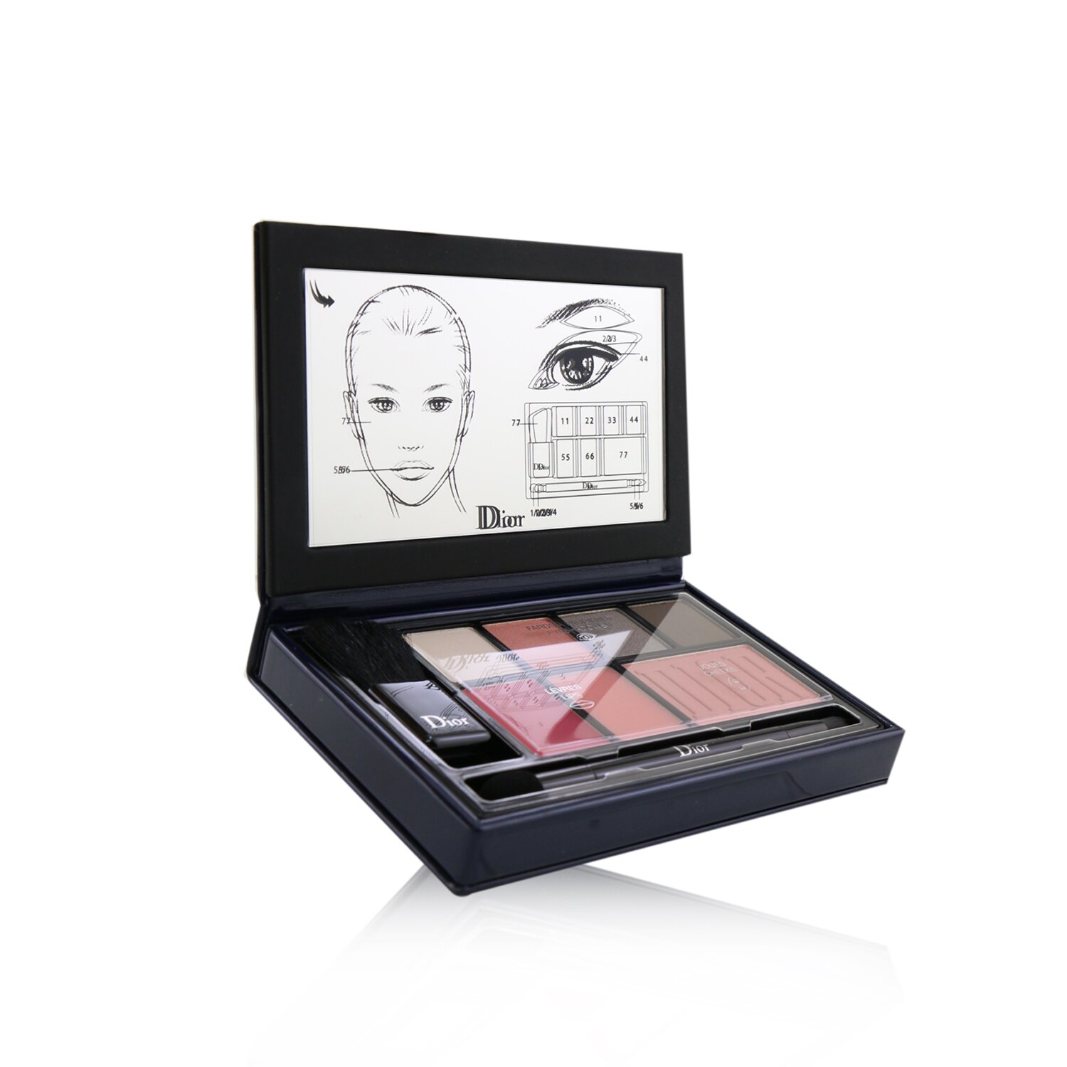 Christian Dior Ultra Dior Be Bare Fashion Palette (4x Eyeshadow, 2x Lip, 1x Blush) 13.2g/0.46oz