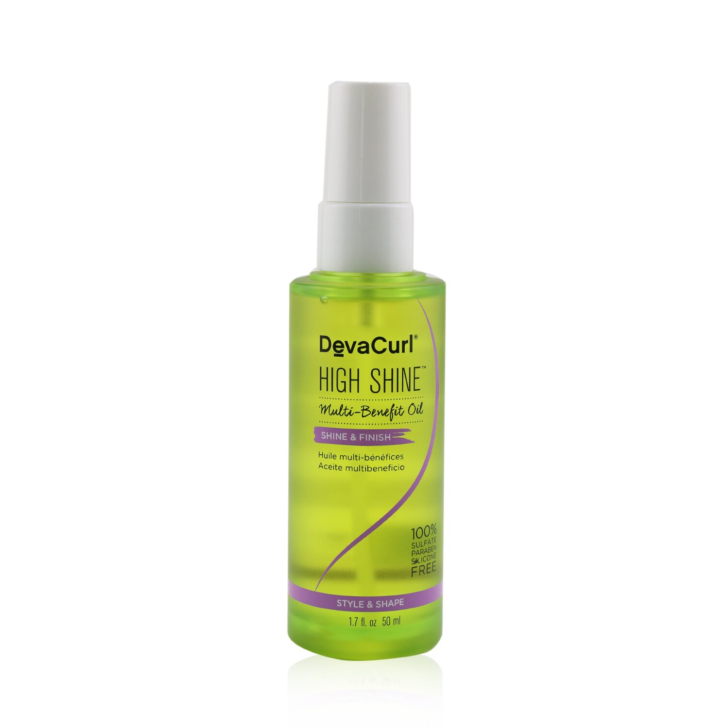 DevaCurl High Shine (Multi-Benefit Oil - Shine & Finish) 50ml/1.7oz