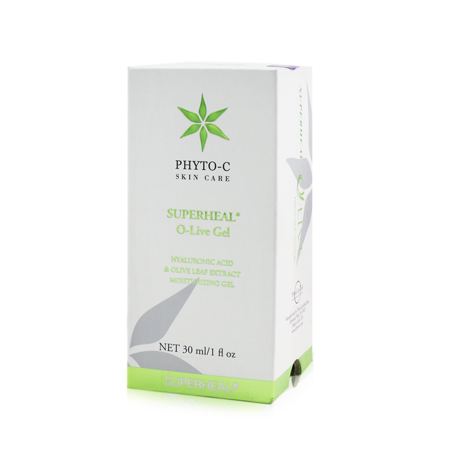 Phyto-C Superheal O-Live Gel (Hyaluronic Acid & Olive Leaf Extract Moisturizing Gel) 30ml/1oz