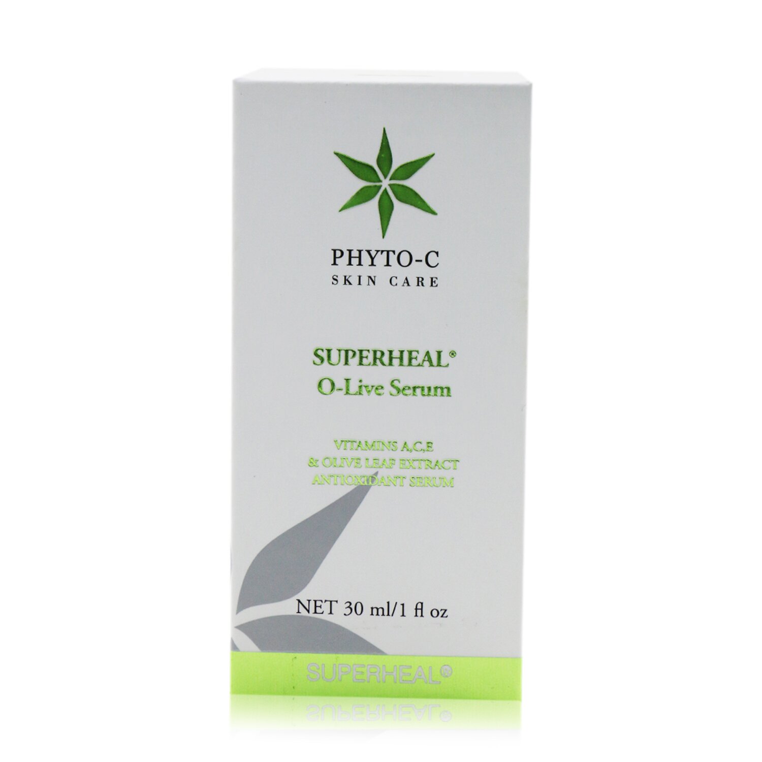 Phyto-C Superheal O-Live Serum (Vitamins A,C,E & Olive Leaf Extract Antioxidant Serum) 30ml/1oz