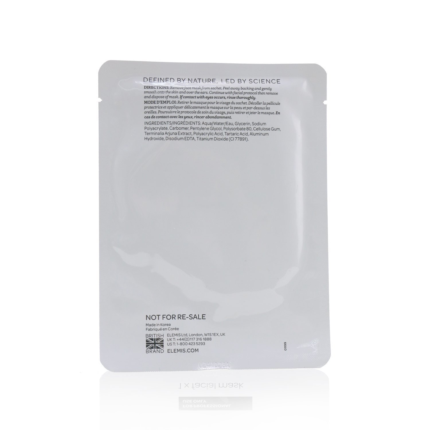 Elemis Pro-Definition Jowl and Chin Mask (Salon Product) - Unboxed 10pcs