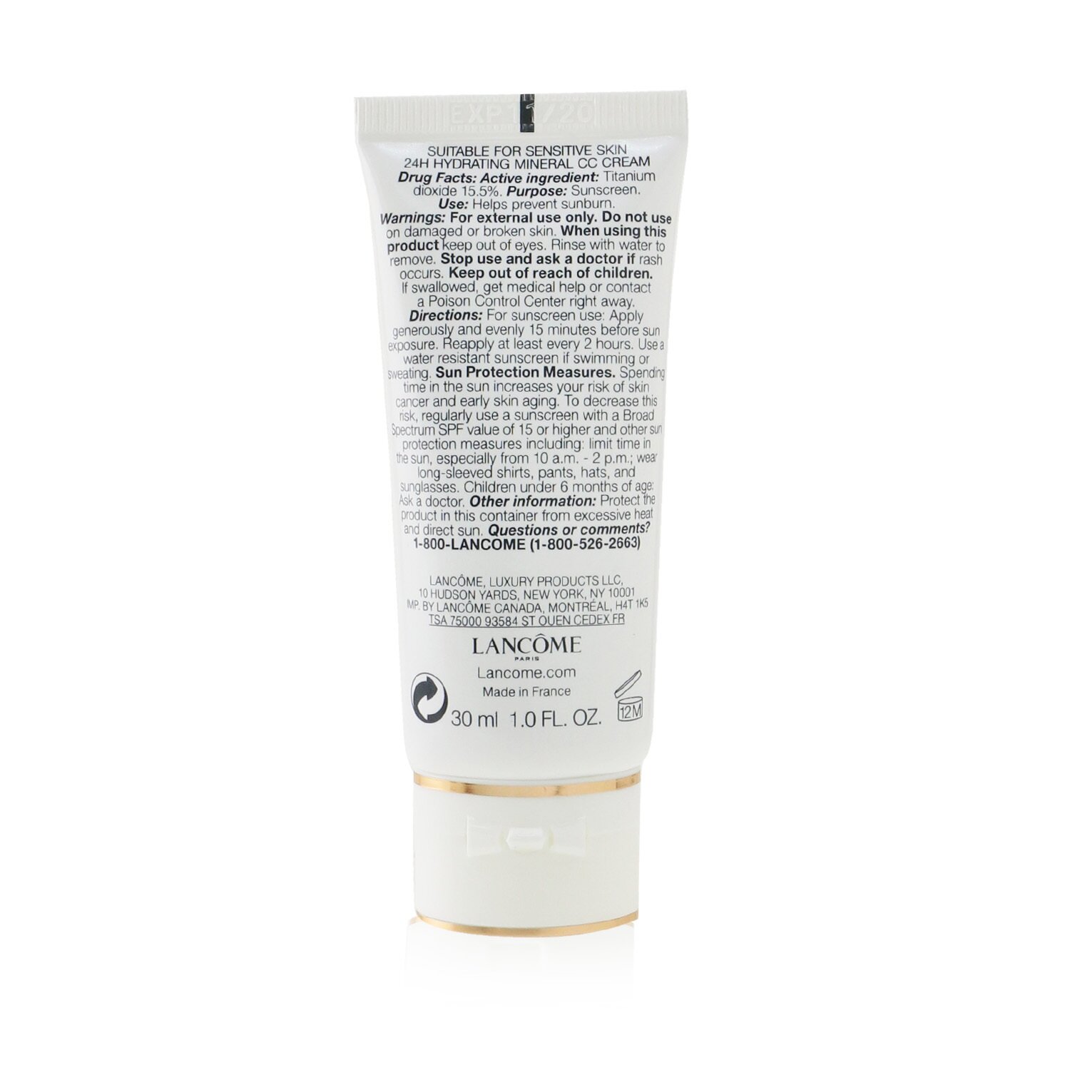 Lancome UV Expert Mineral CC Cream SPF 50 30ml/1oz