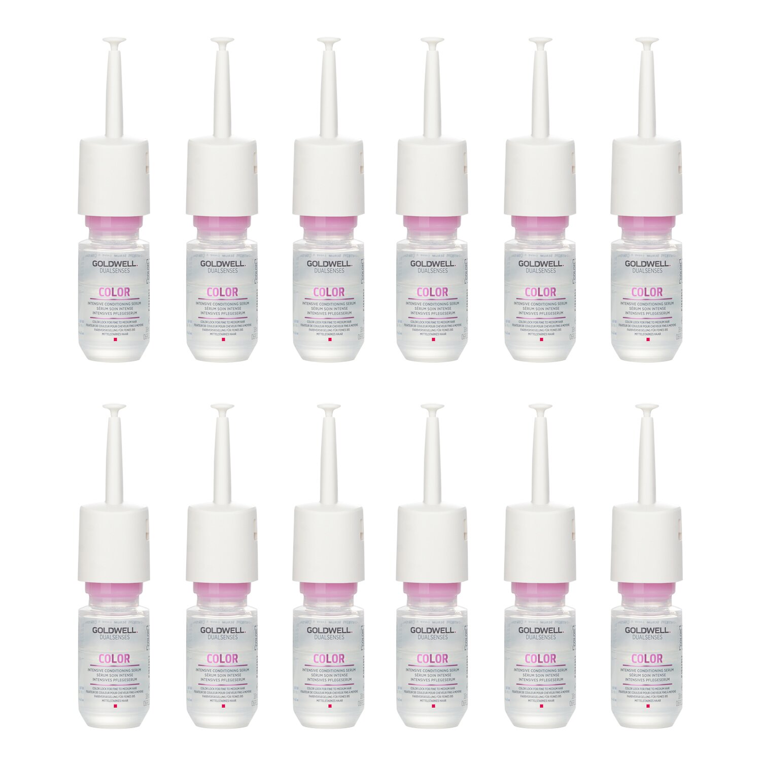 Goldwell Dual Senses Color Intensive Conditioning Serum (Color Lock For Fine to Normal Hair) 12x18ml/0.6oz