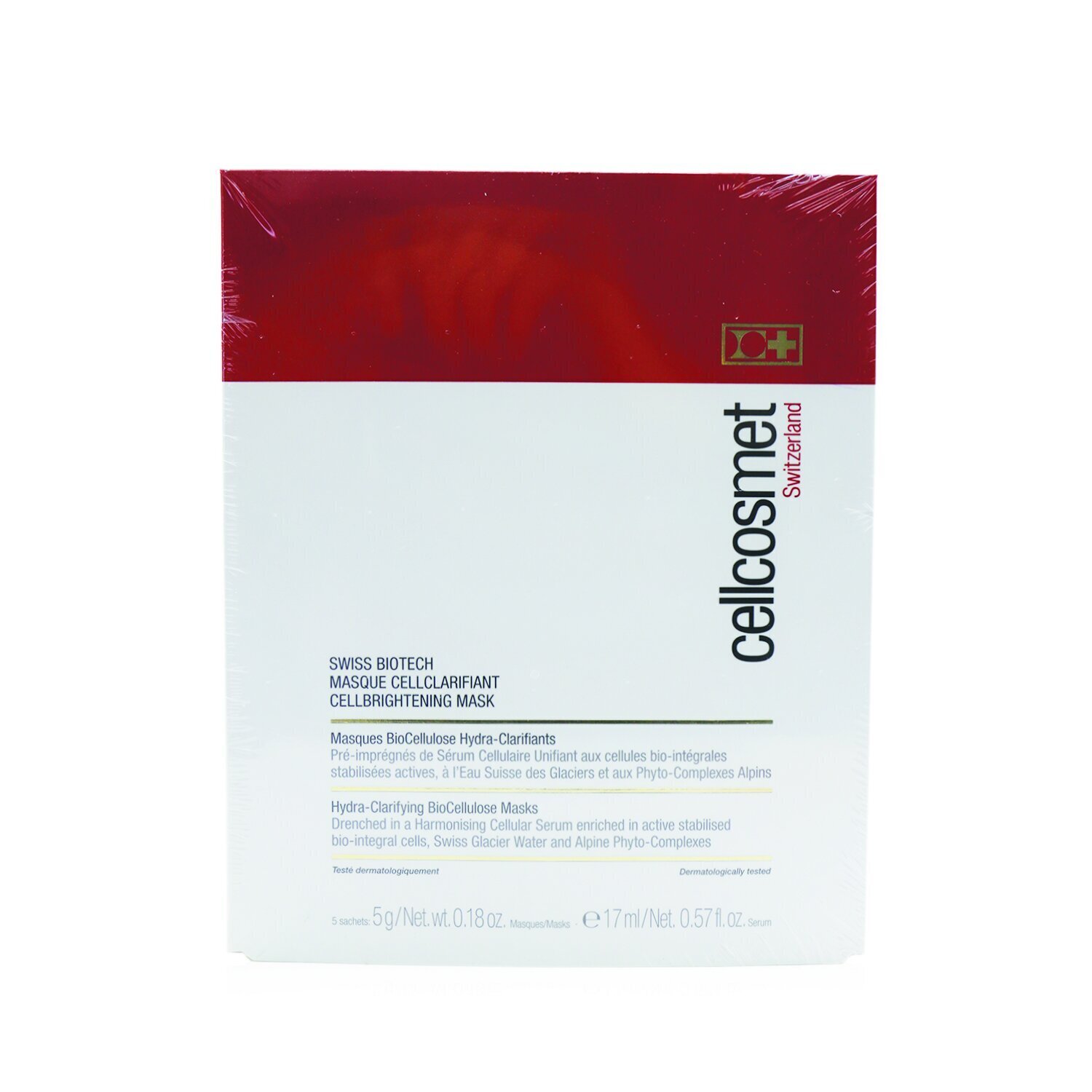 Cellcosmet & Cellmen Cellcosmet Swiss Biotech Cell Mascarilla Iluminante 5 Sachets
