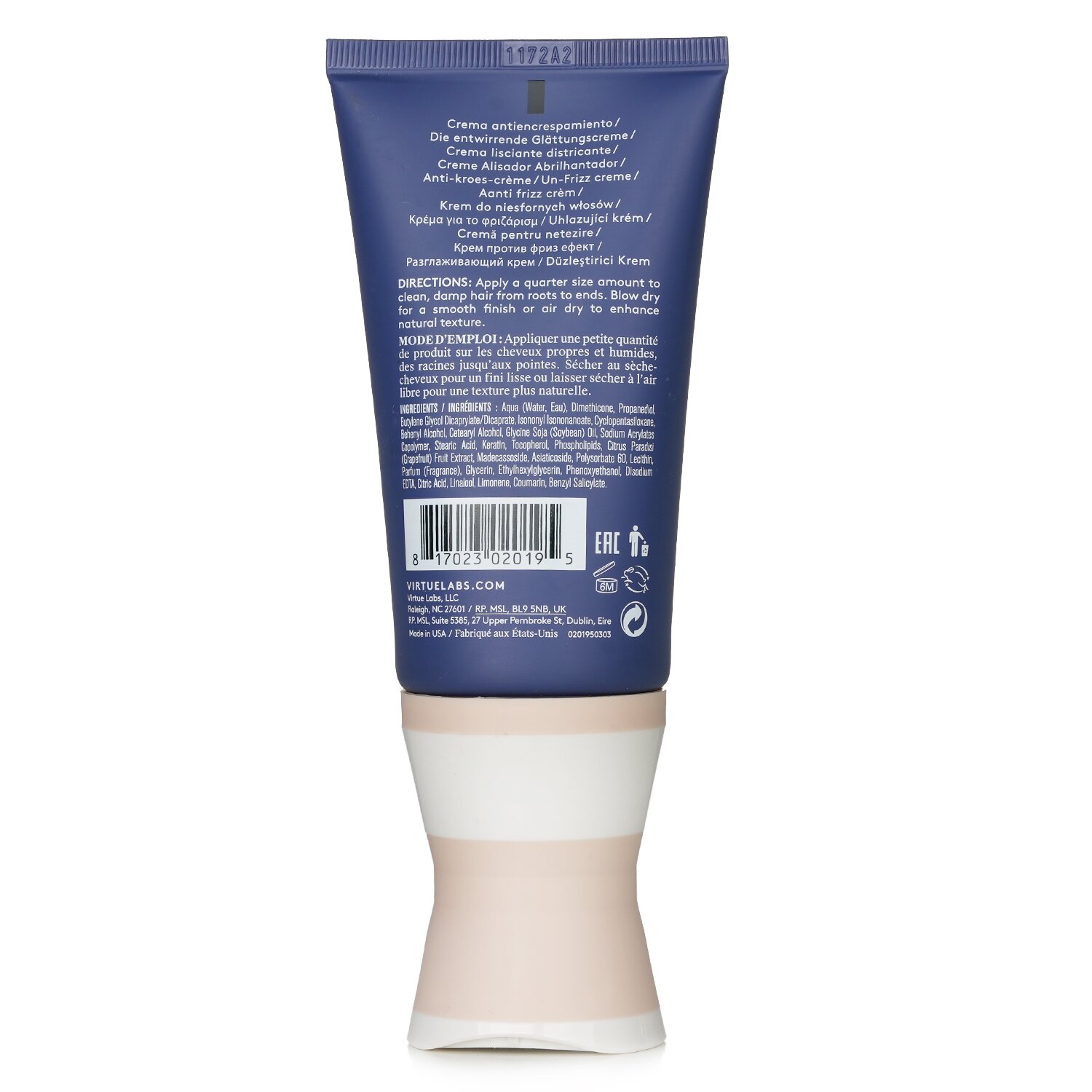 Virtue The Polish Un-Frizz Cream 120ml/4oz