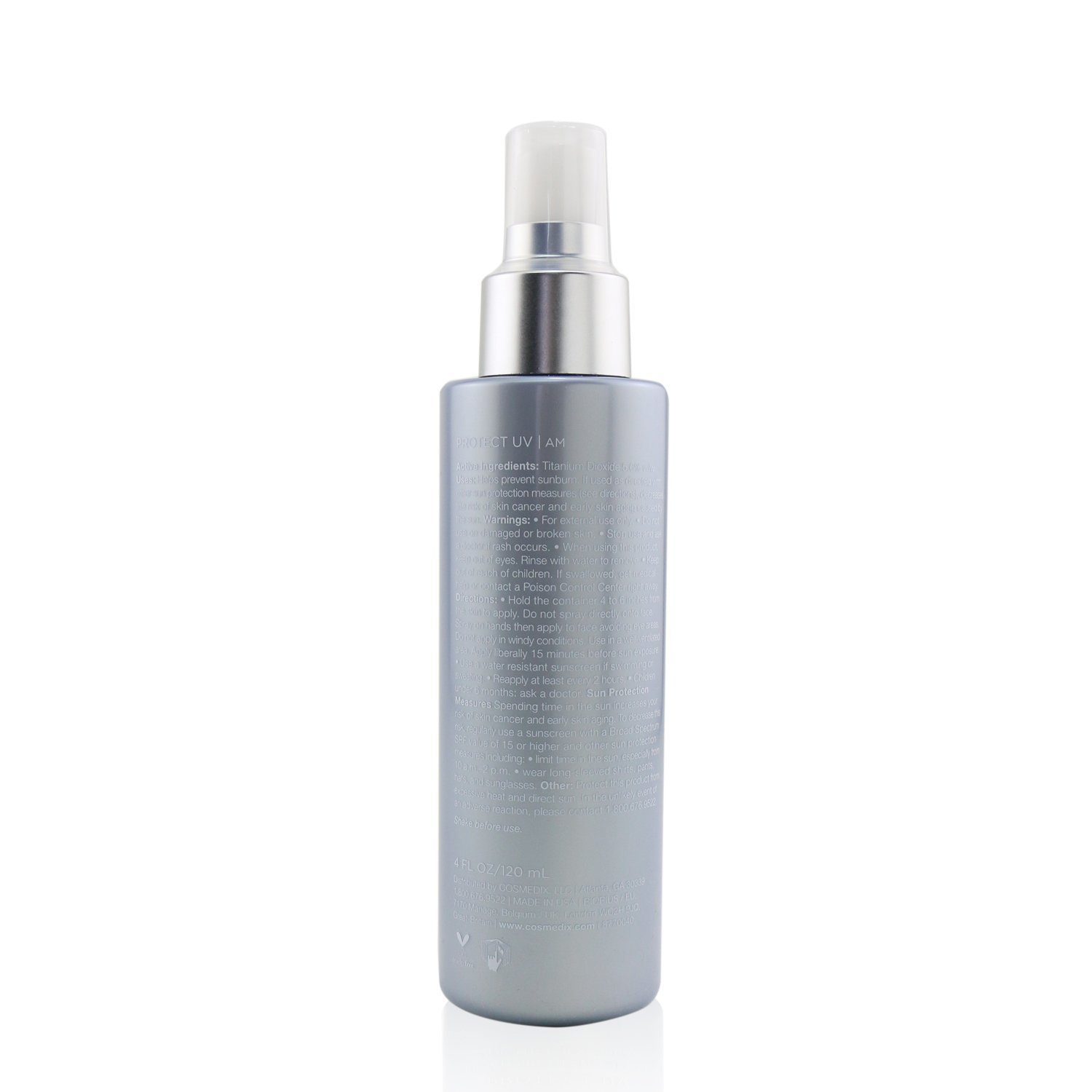 CosMedix Protect UV Broad Spectrum SPF 30 Moisturizing Spray 120ml/4oz