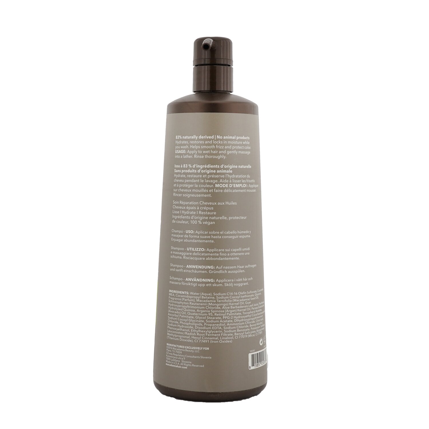 Macadamia Natural Oil Professional Ultra Rich Repair Shampoo (Coarse to Coiled Textures) 1000ml/33.8oz