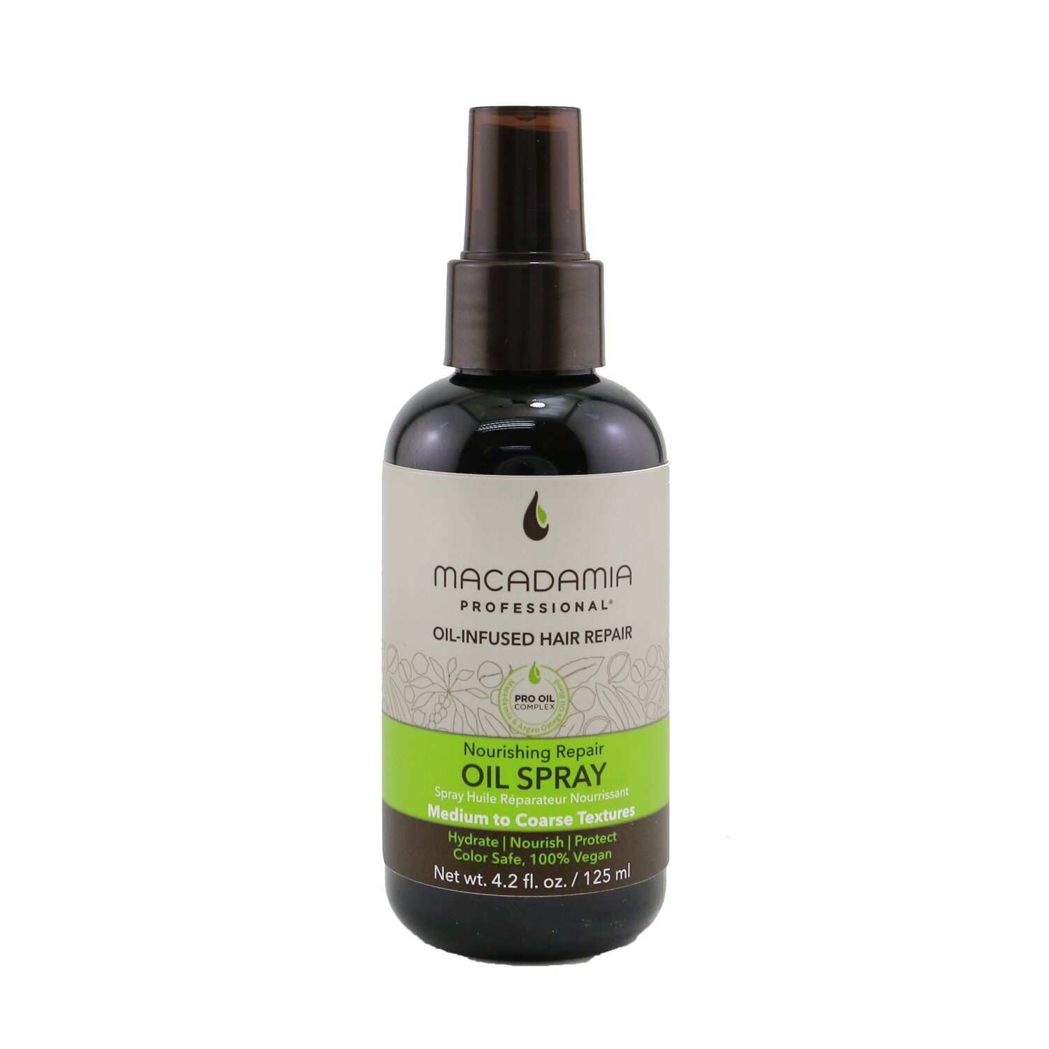 Macadamia Natural Oil Professional Nourishing Repair Oil Spray (Medium to Coarse Textures) 125ml/4.2oz