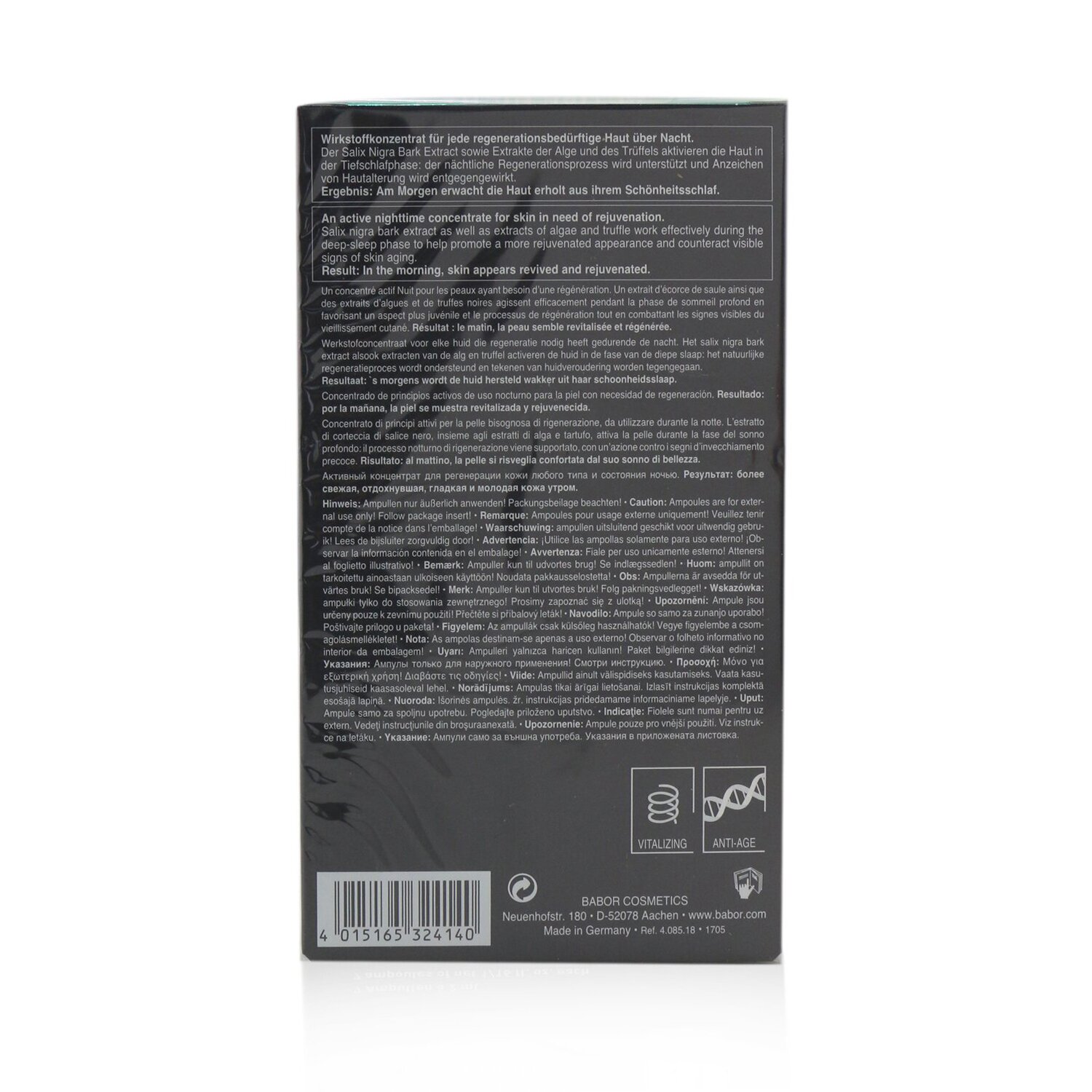 Babor Ampoule Concentrates Repair Active Night (Rejuvenation + Activation) 7x2ml/0.06oz