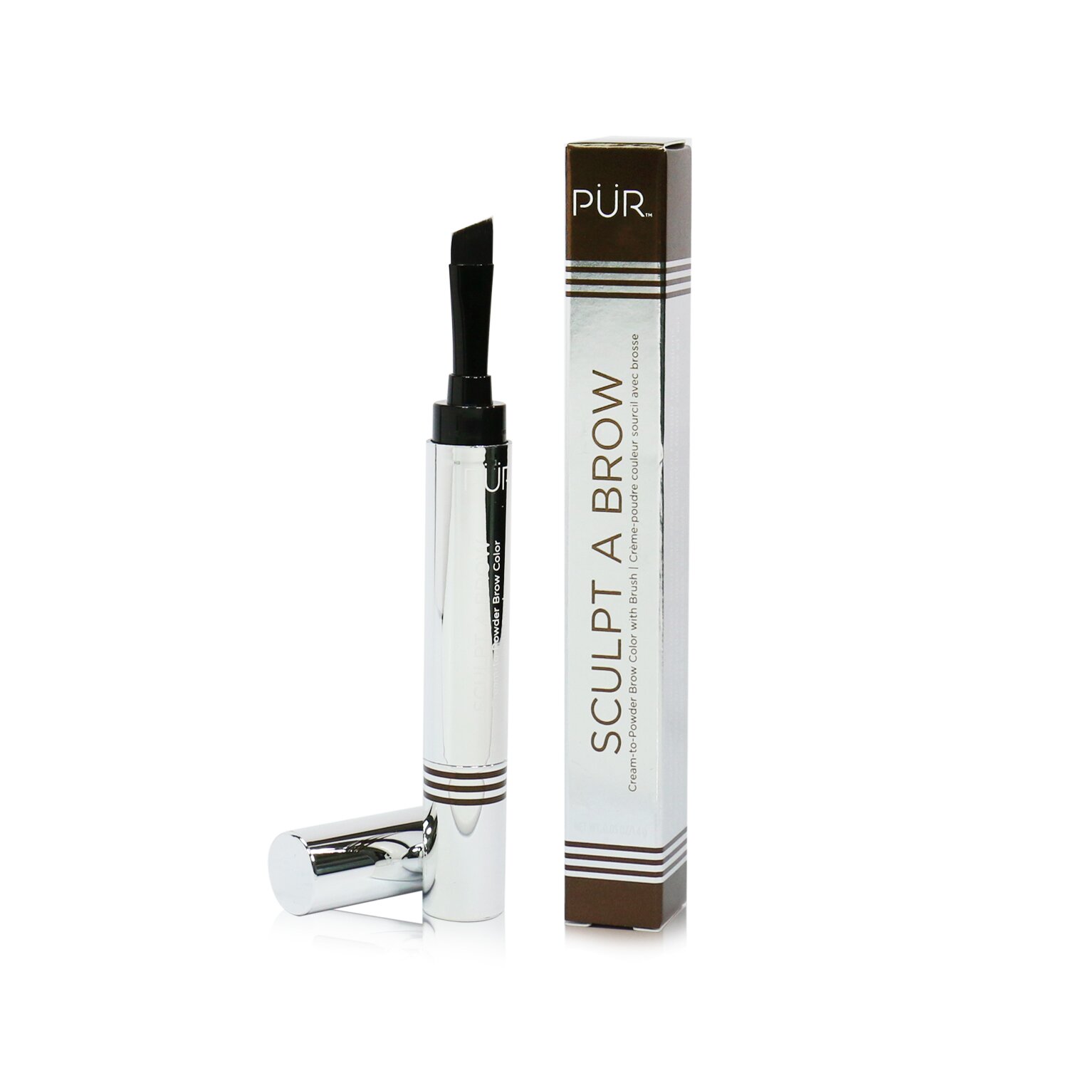 PUR (PurMinerals) Sculpt A Brow (Cream to Powder Brow Color With Brush) 1.4g/0.05oz