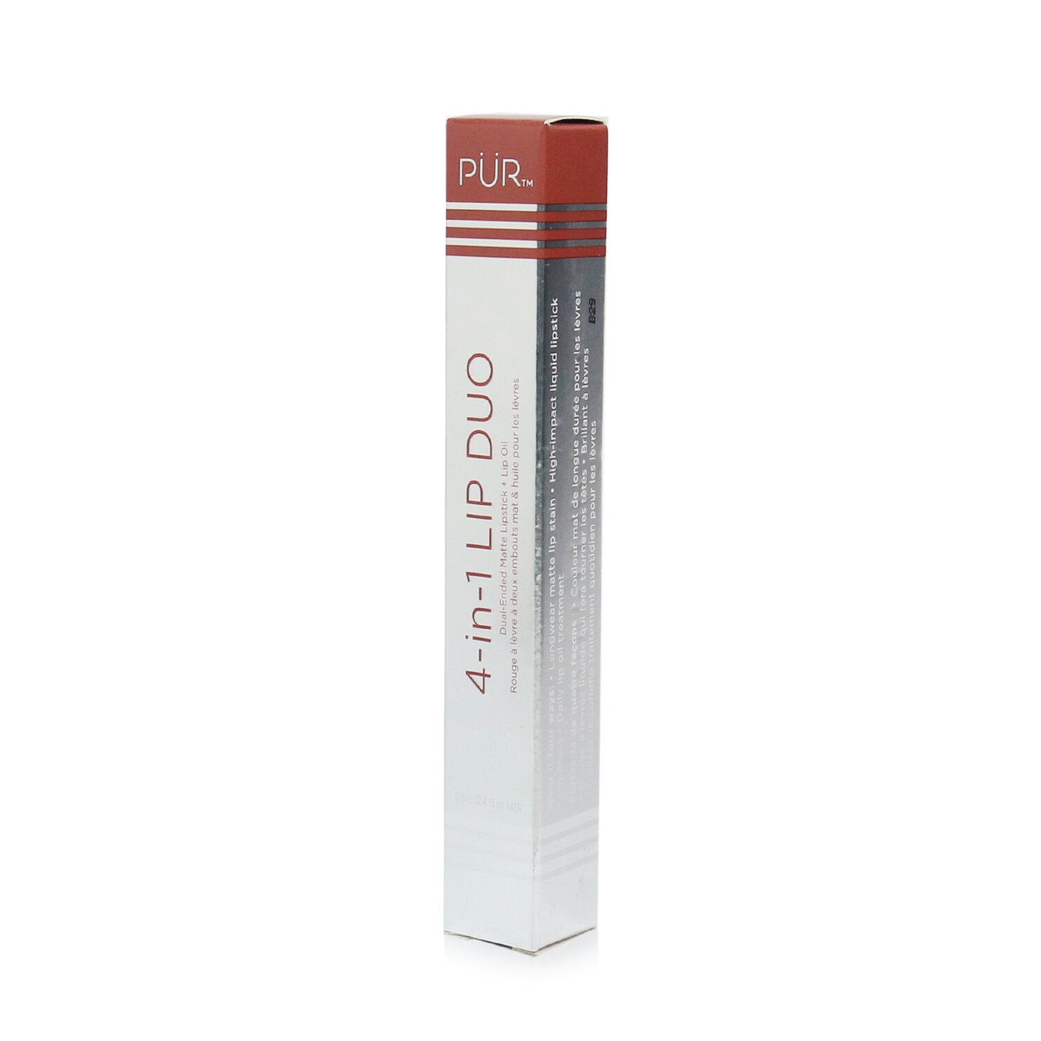 PUR (PurMinerals) 4 in 1 Lip Duo (Dual Ended Matte Lipstick + Lip Oil) 8.7ml/0.3oz