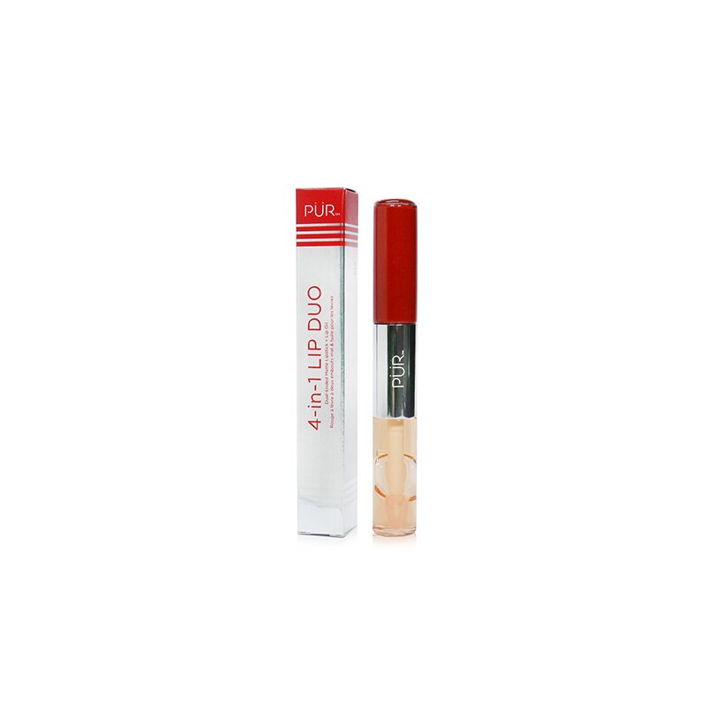 PUR (PurMinerals) 4 in 1 Lip Duo (Dual Ended Matte Lipstick + Lip Oil) 8.7ml/0.3oz