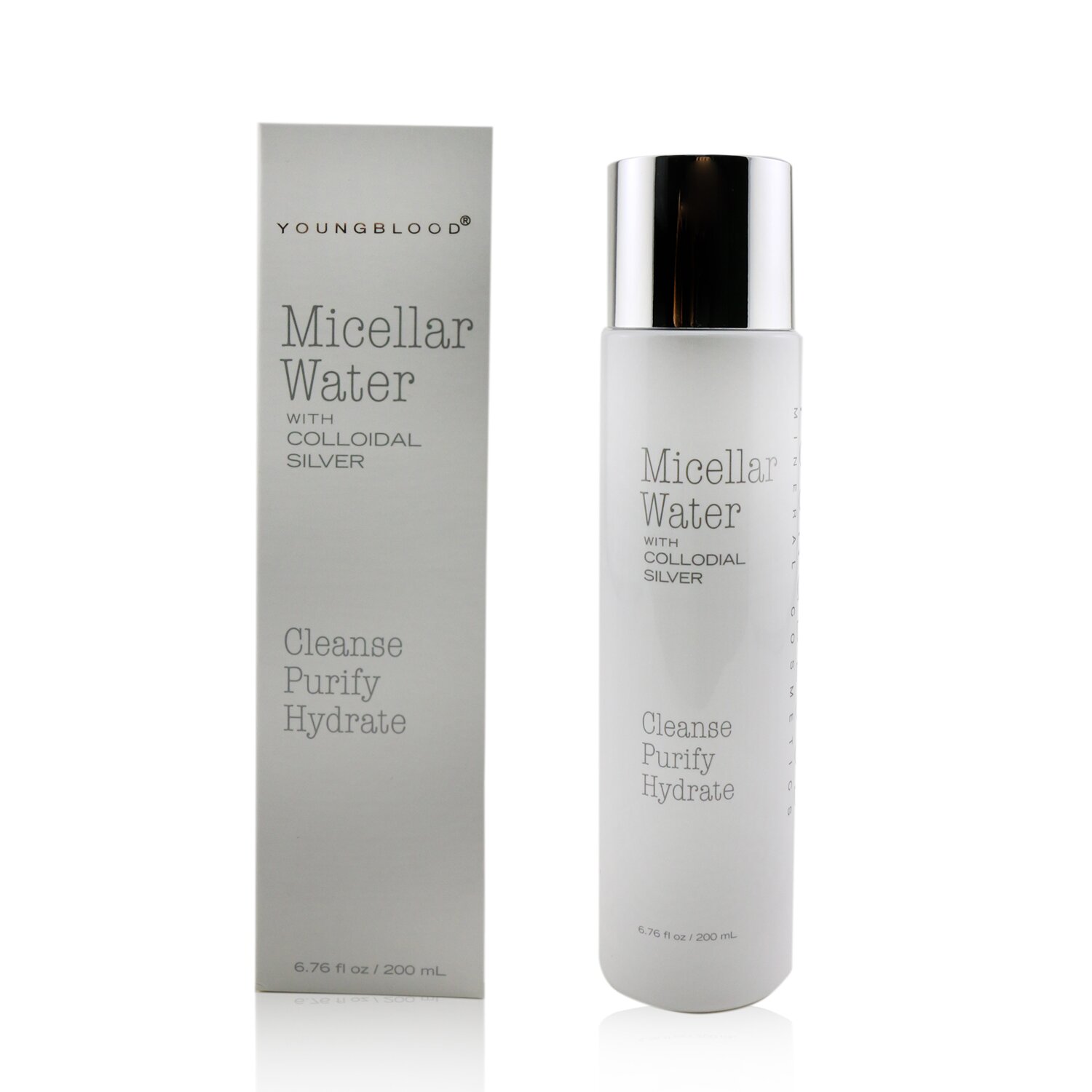 Youngblood 漾布拉 Micellar Water With Colloidal Silver -清潔，淨化和水感 200ml/6.76oz