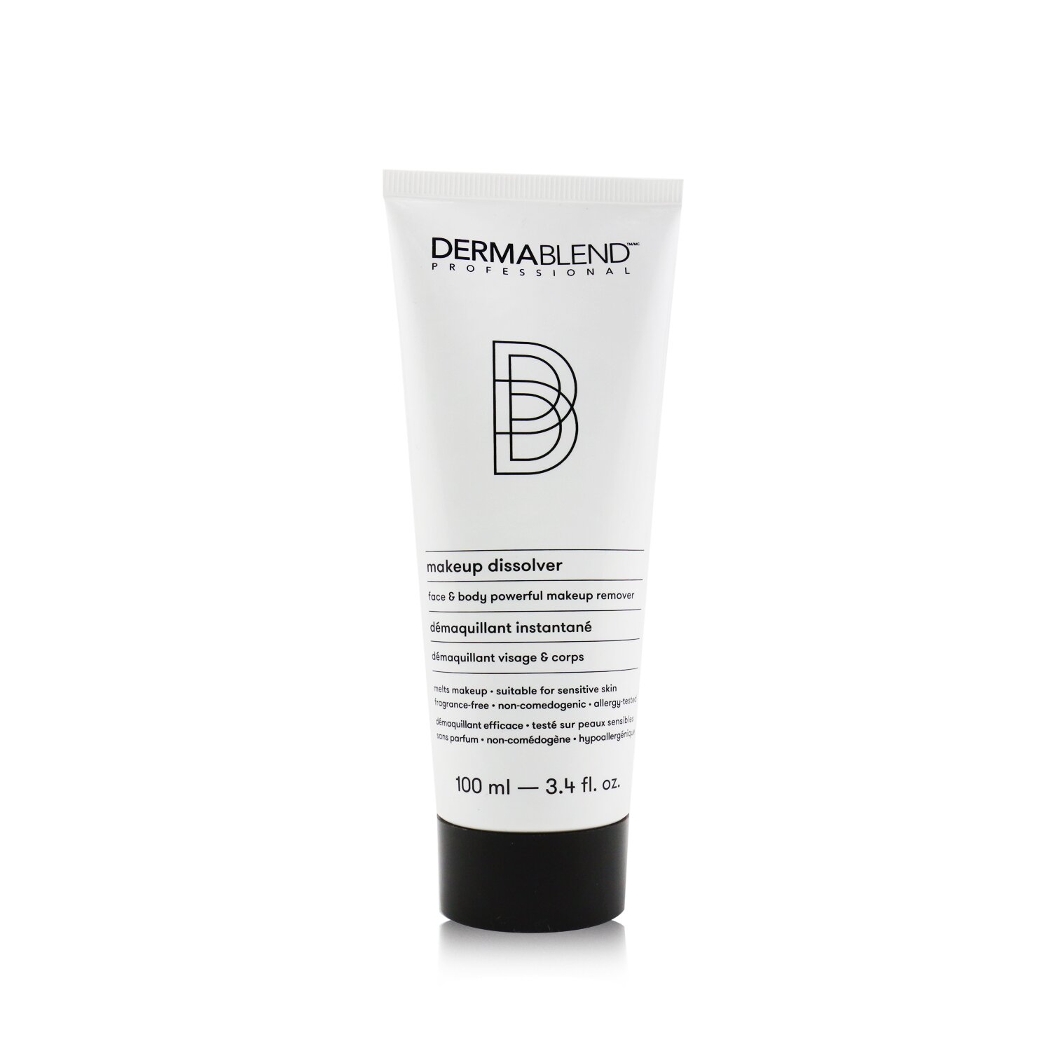 Dermablend Makeup Dissolver Face & Body Powerful Makeup Remover - Suitable For Sensitive Skin 100ml/3.4oz