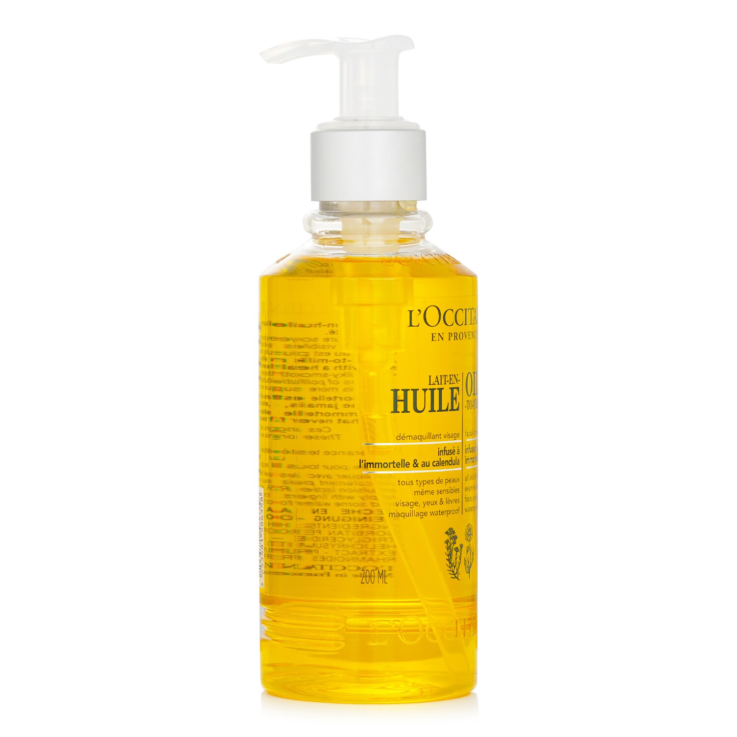 L'Occitane Removedor de Maquillaje Facial - Aceite A Leche (Para Todo Tipo de Piel, Incluso Sensible) 200ml/6.7oz