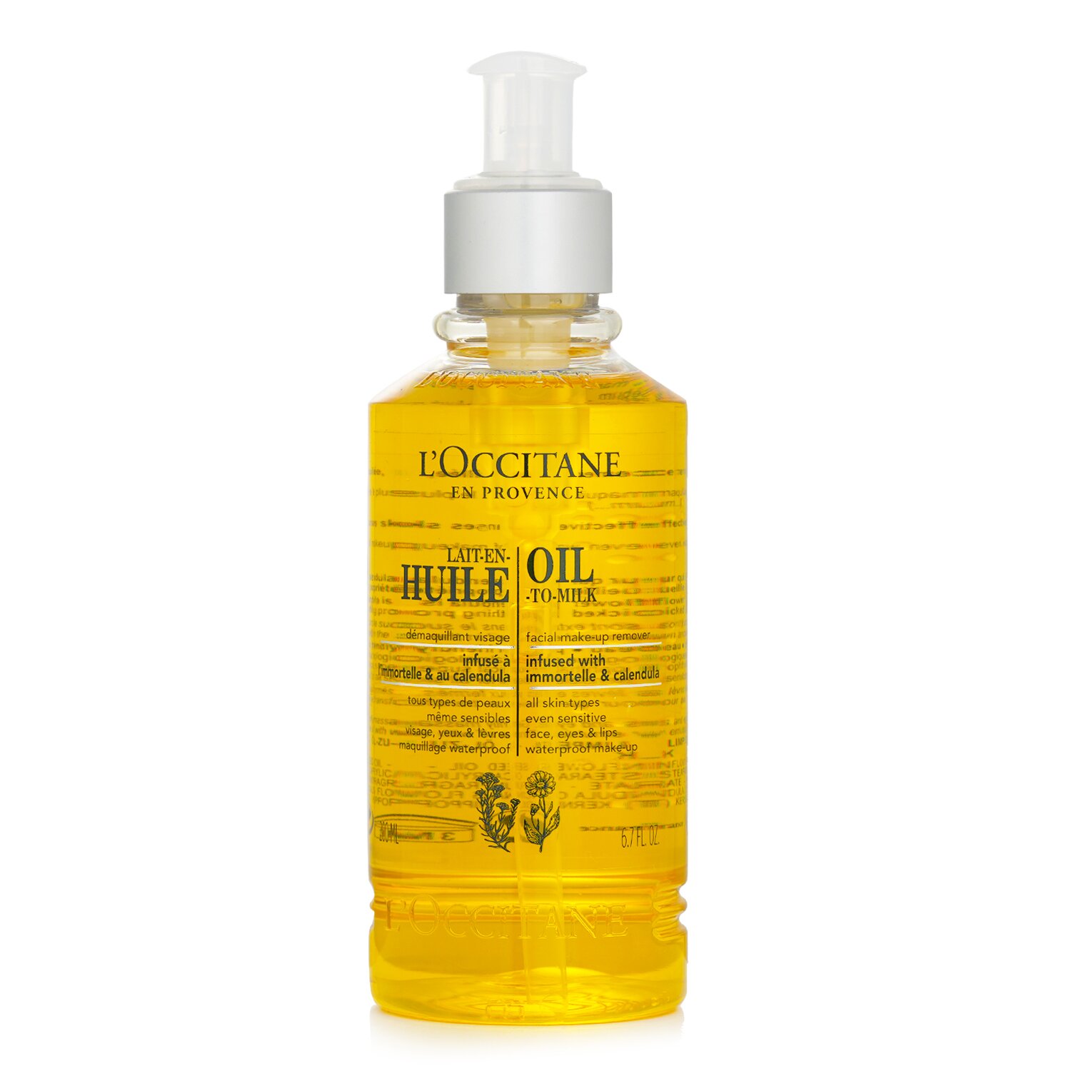 L'Occitane Removedor de Maquillaje Facial - Aceite A Leche (Para Todo Tipo de Piel, Incluso Sensible) 200ml/6.7oz