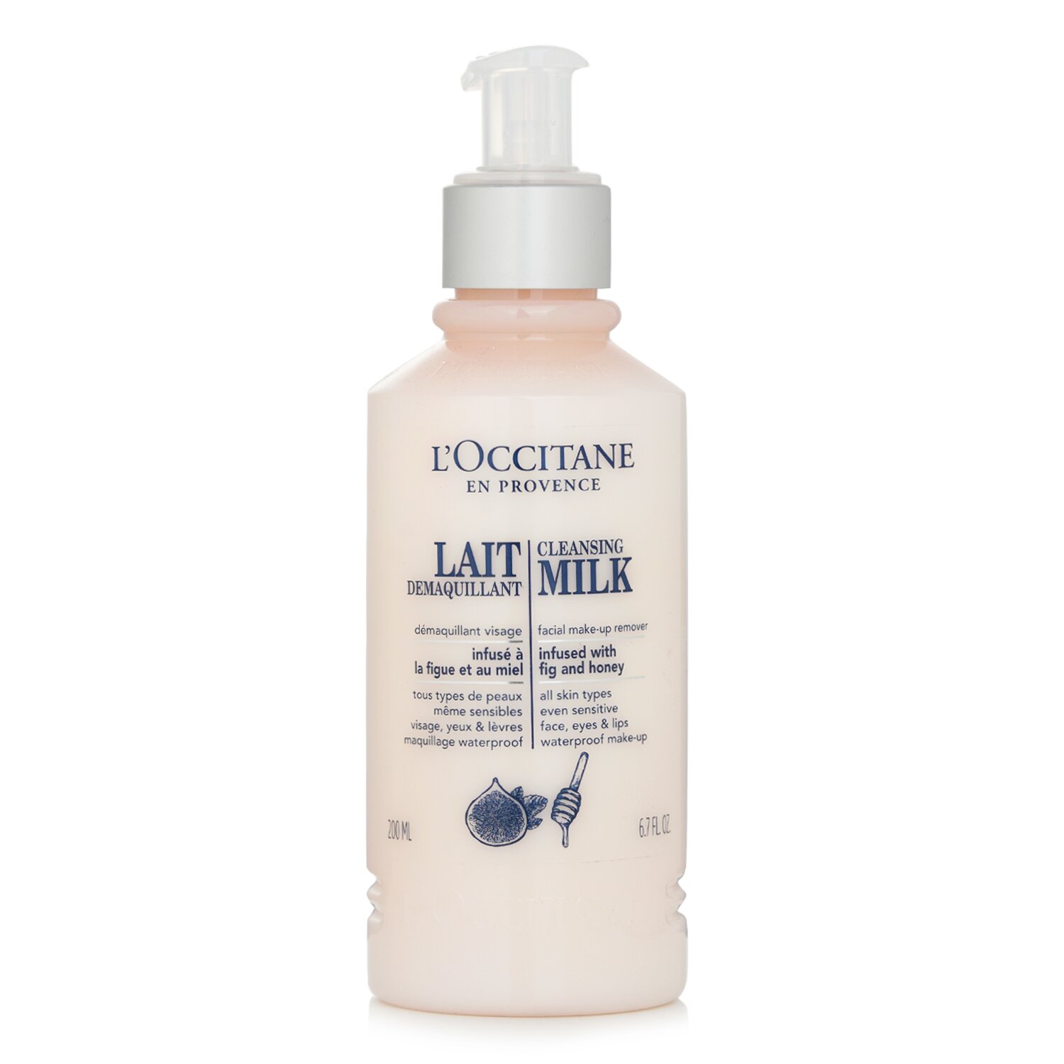 L'Occitane Removedor de Maquillaje Facial - Leche Limpiadora (Para Todo Tipo de Piel, Incluso Sensible) 200ml/6.7oz