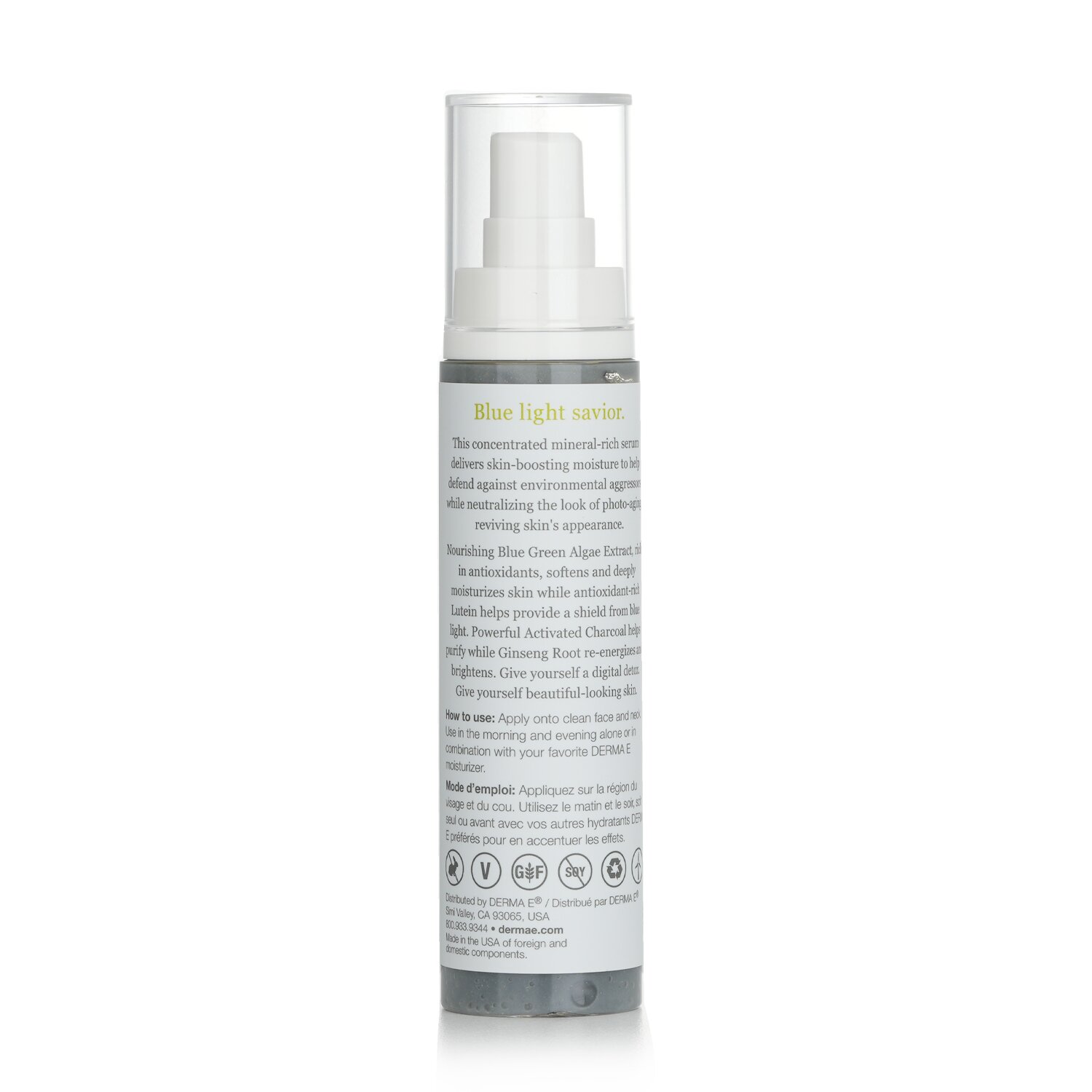Derma E Purify + Shield Blue Light Shield Concentrated Serum 60ml/2oz