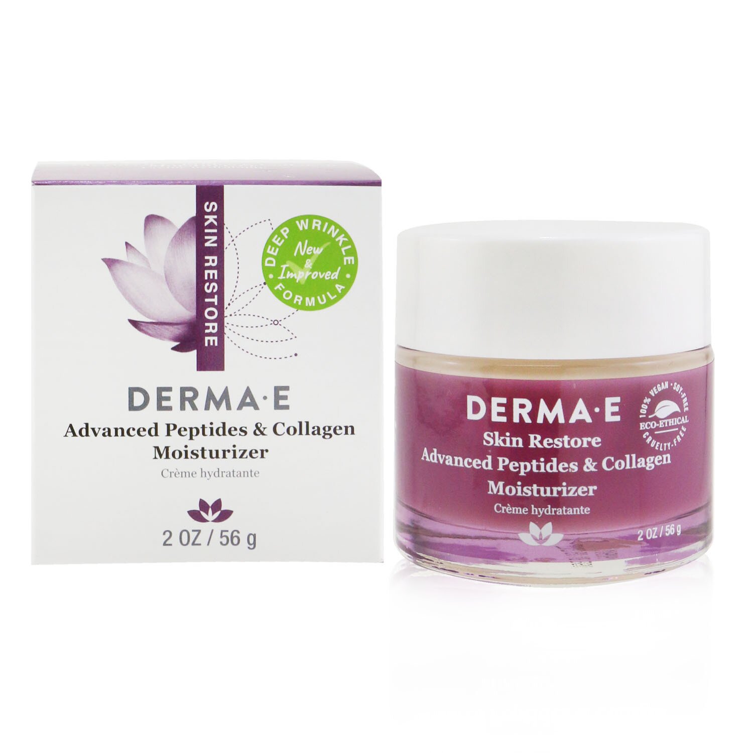 Derma E Skin Restore Advanced Peptides & Collagen Moisturizer 56g/2oz