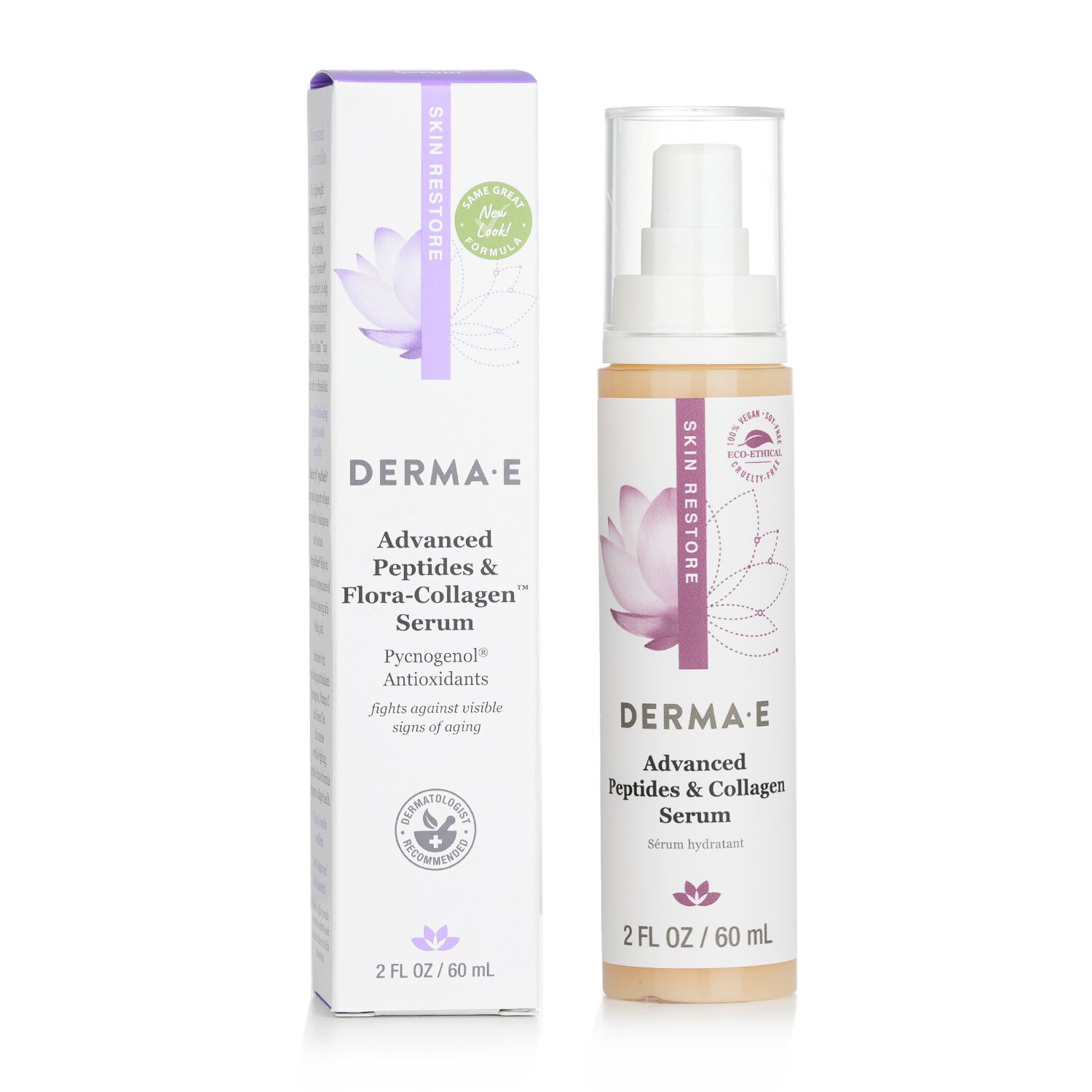 Derma E Skin Restore Advanced Peptides & Collagen Serum 60ml/2oz