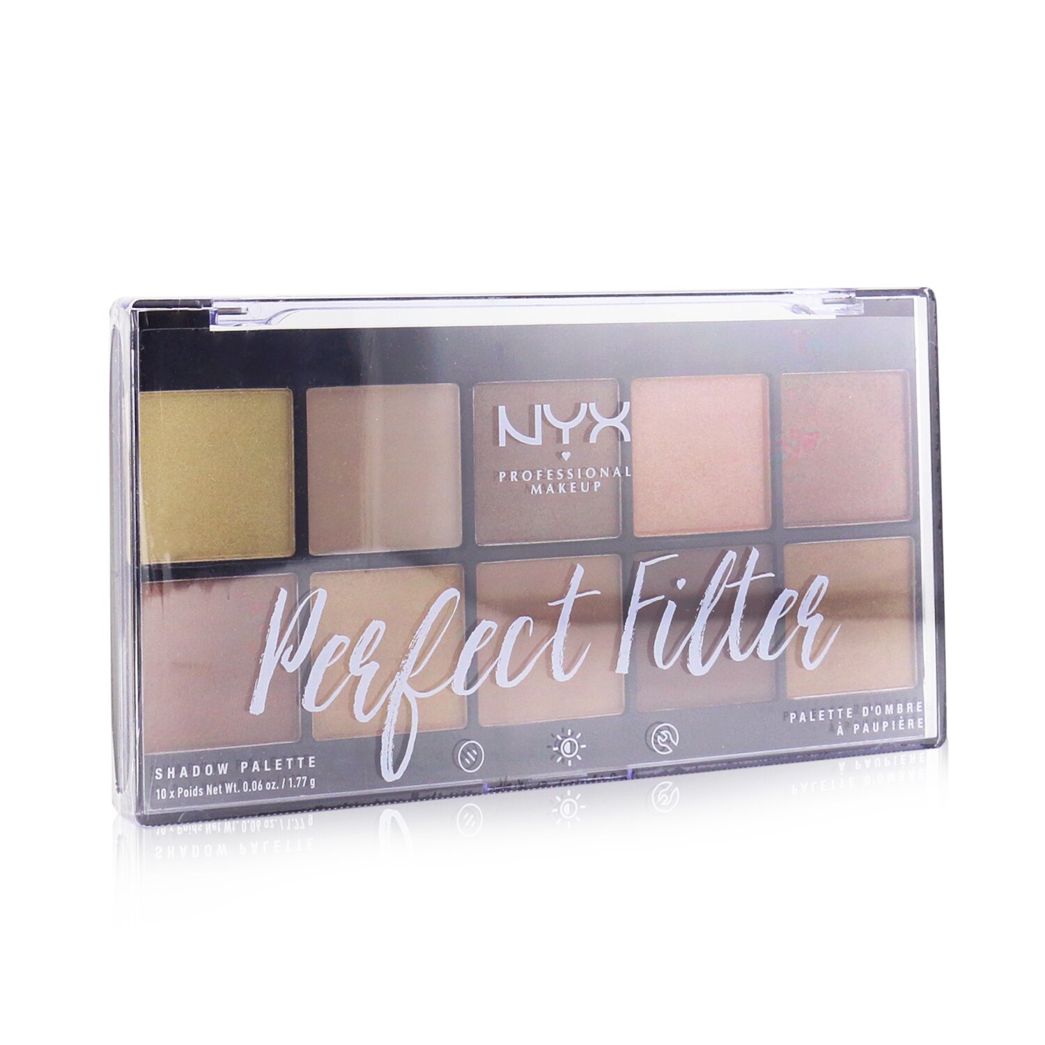 NYX Perfect Filter Shadow Palette 10x1.77g/0.06oz