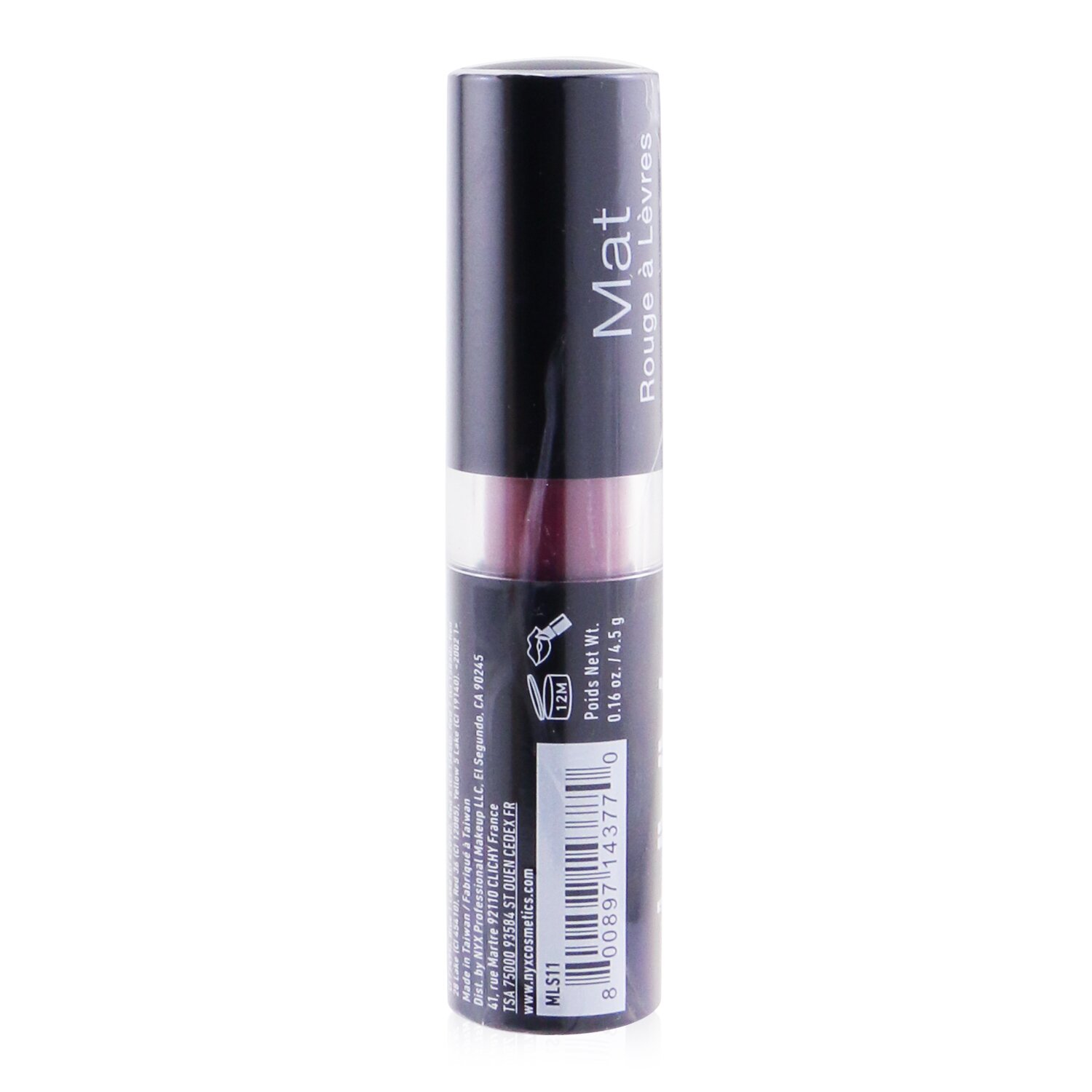 NYX Matte Lipstick 4.5g/0.16oz