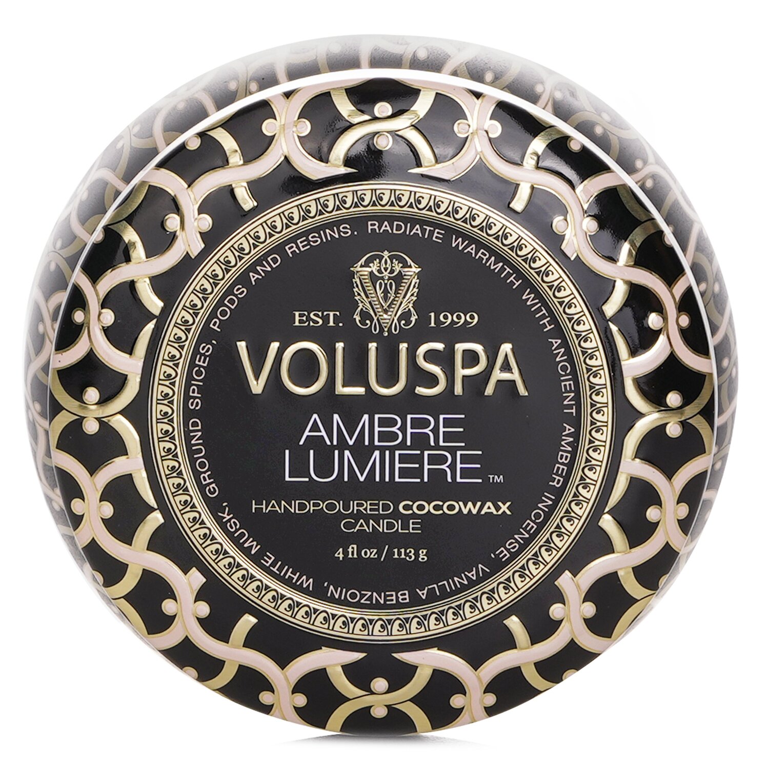 볼루스파 Voluspa 쁘띠 틴 캔들 - 앙브르 뤼미에르 113g/4oz
