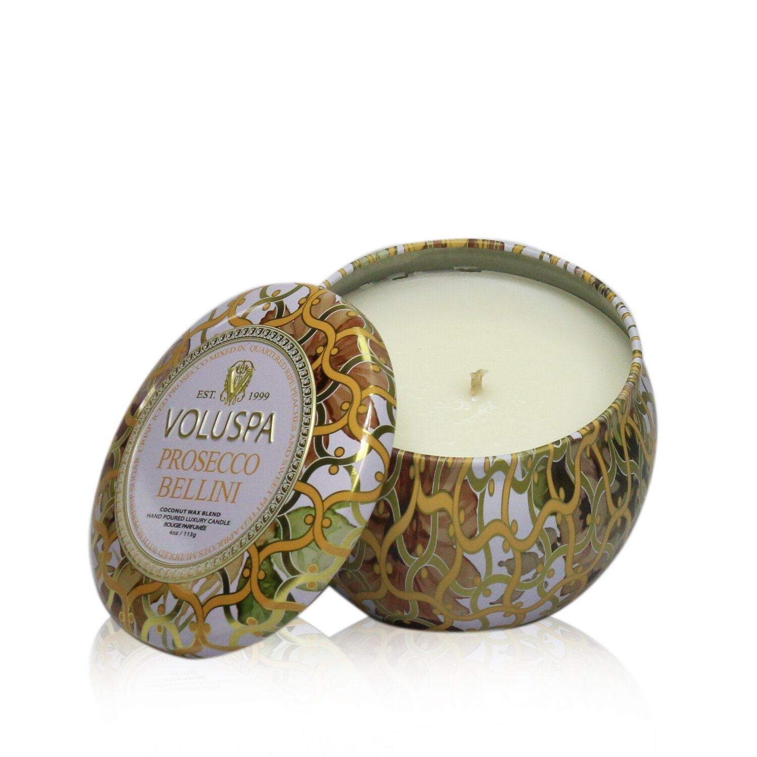 Voluspa Petite Tin Candle - Prosecco Bellini 113g/4oz