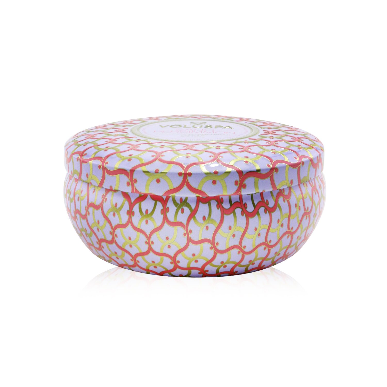 Voluspa 3 Wick Decorative Tin Vela - Saijo Persimmon 340g/12oz