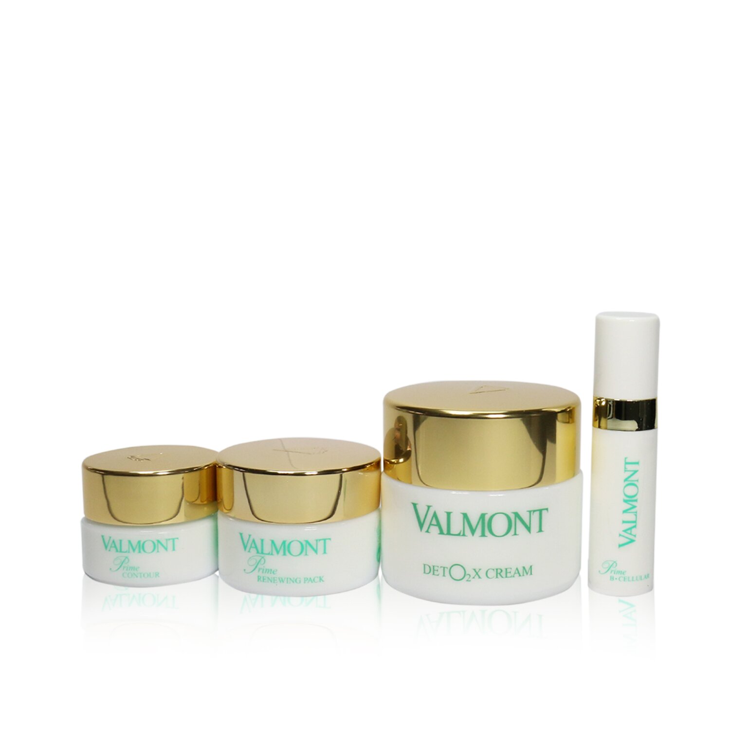Valmont Deto2x Cream Loves You Set : Prime Renewing Pack 15ml+Prime B-Cellular 5ml+Pime Contour 5ml+Deto2x Cream 25ml 4pcs + 1case