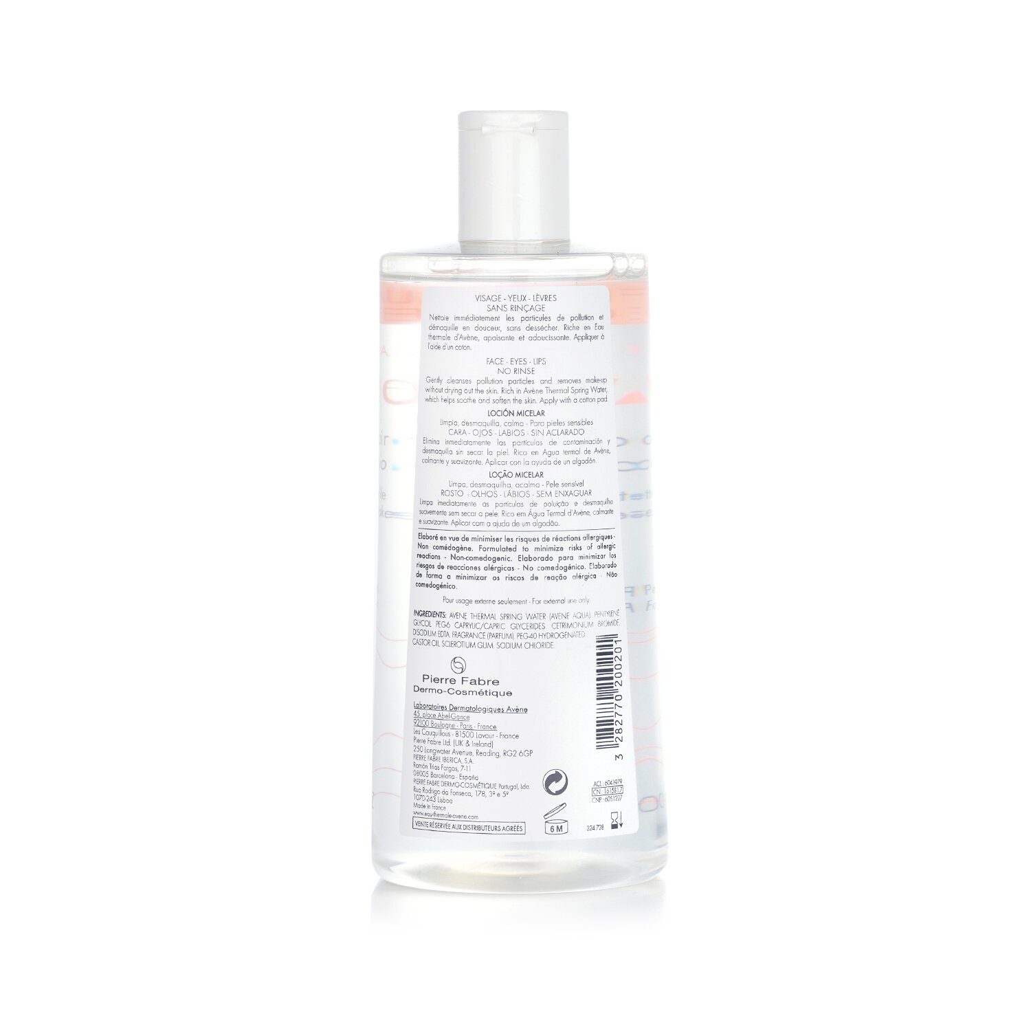 Avene Мицеллярный Лосьон - для Всех Типов Чувствительной Кожи (Ограниченный Выпуск) 500ml/16.8oz