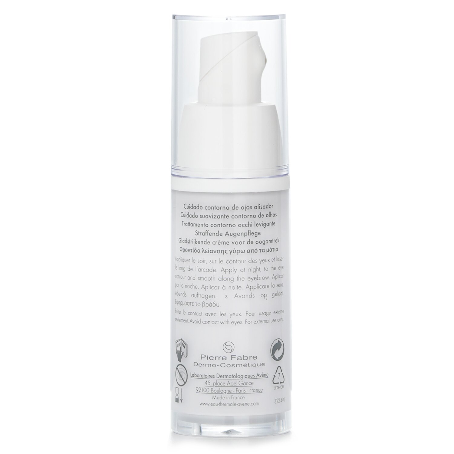 Avene A-Oxitive EYES Wygładzający krem pod oczy 15ml/0.5oz