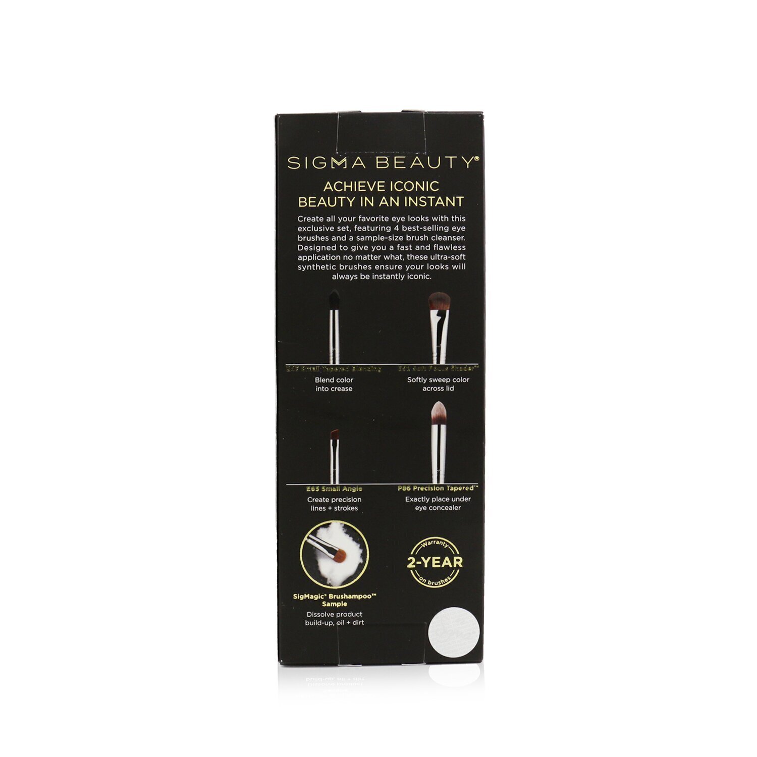 Sigma Beauty Instant Eye Cons Brush Set (4x Eye Brushes) 4pcs