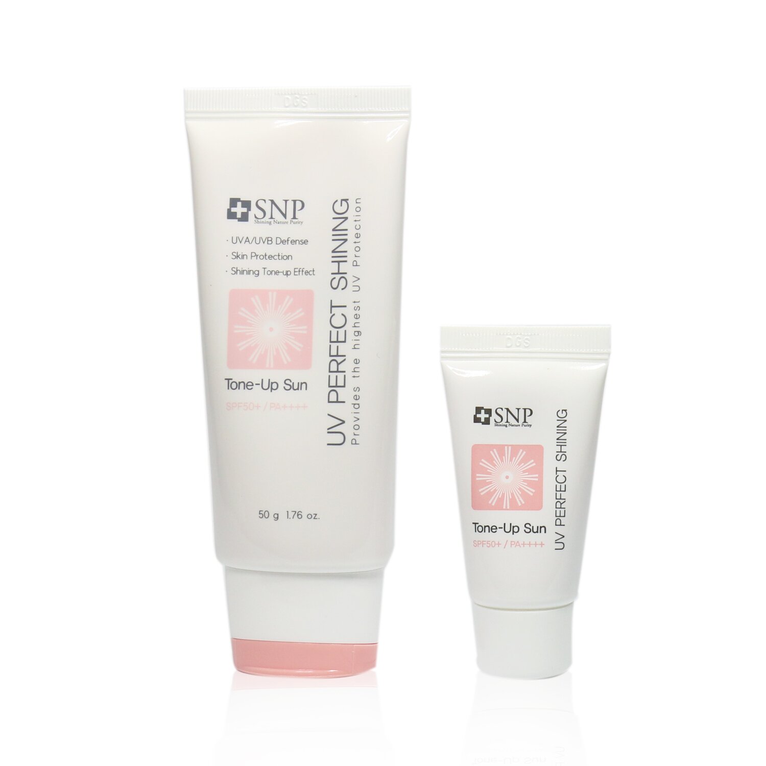  SNP UV Perfect Shining Tone-Up SPF 50+ Sun Cream (UVA/UVB Defense) (Exp. Date 07/202 50g/1.76oz