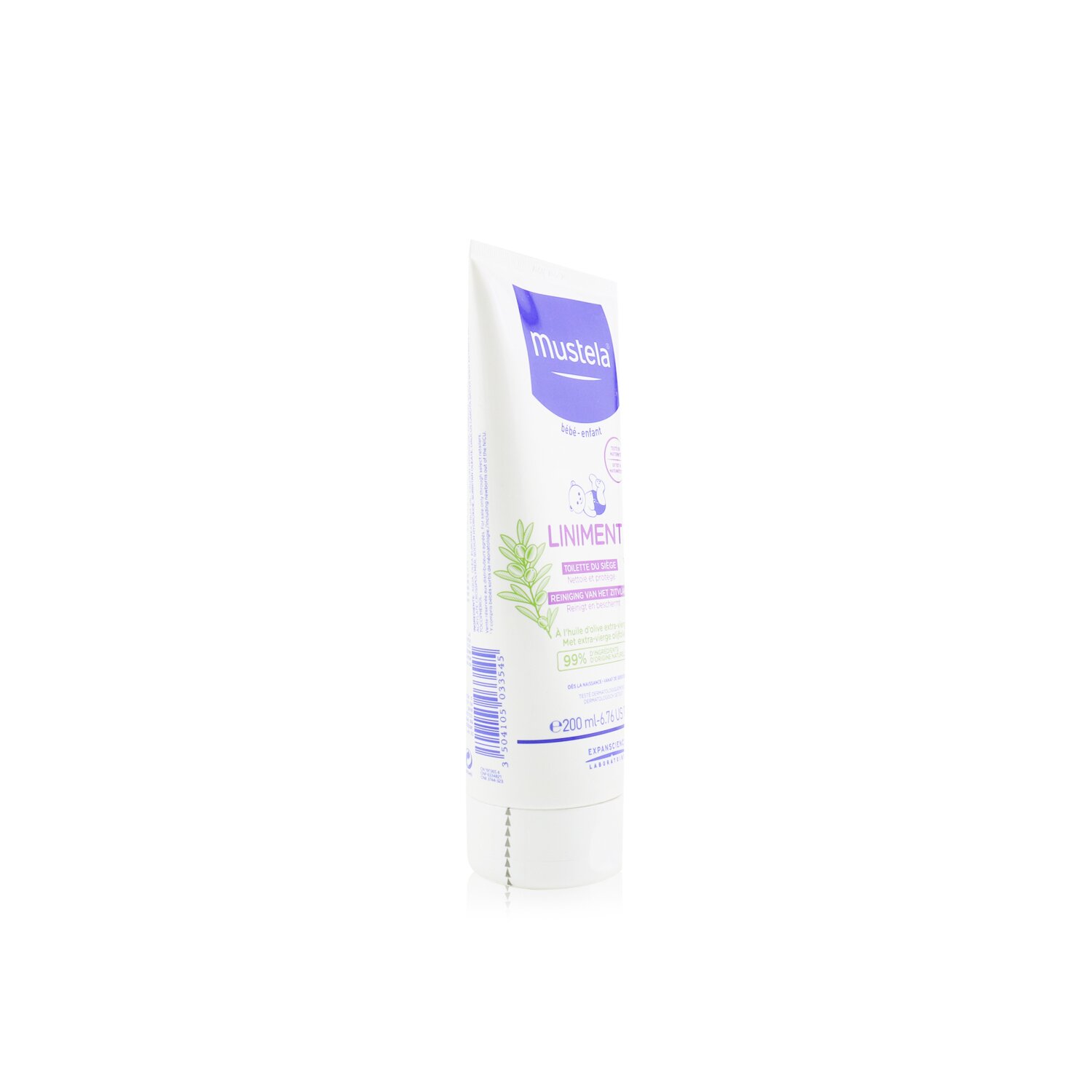 Mustela Liniment Diaper Change Cleanser 200ml/6.76oz