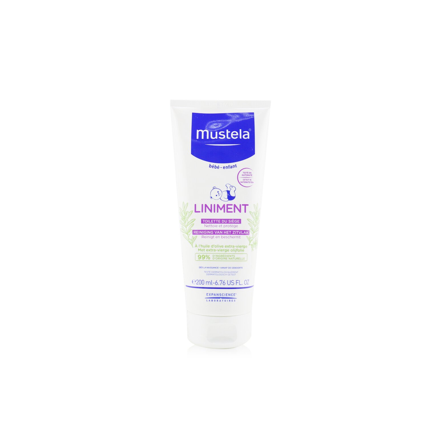 Mustela Liniment Diaper Change Cleanser 200ml/6.76oz