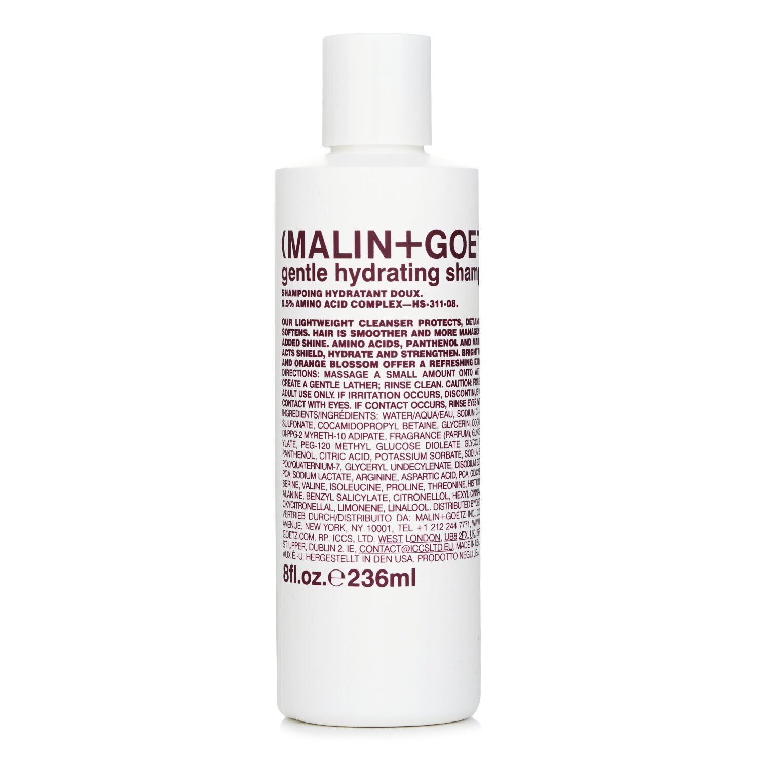 MALIN+GOETZ Champú Hidratante Suave 236ml/8oz