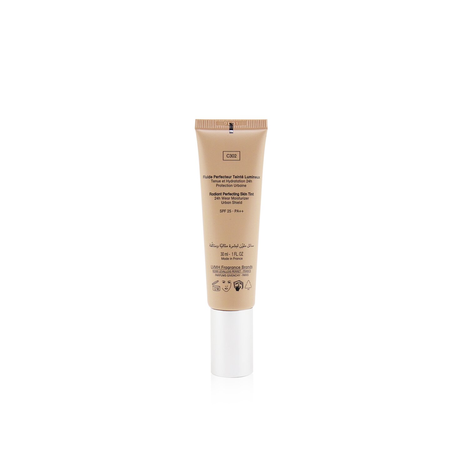 Givenchy Teint Couture City Balm Radiant Perfecting Skin Tint SPF 25 (24h Wear Moisturizer) 30ml/1oz