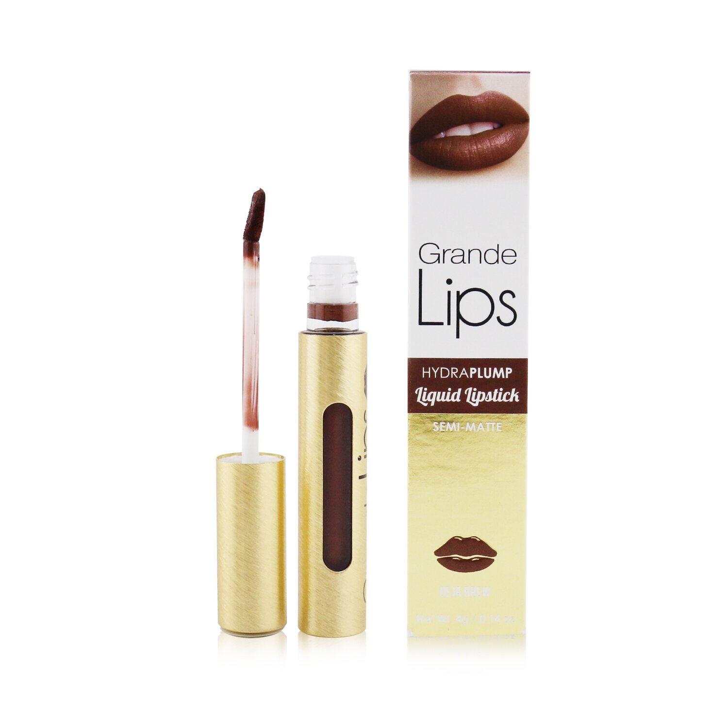 Grande Cosmetics (GrandeLash) GrandeLIPS Plumping Liquid Lipstick (Semi Matte) 4g/0.14oz