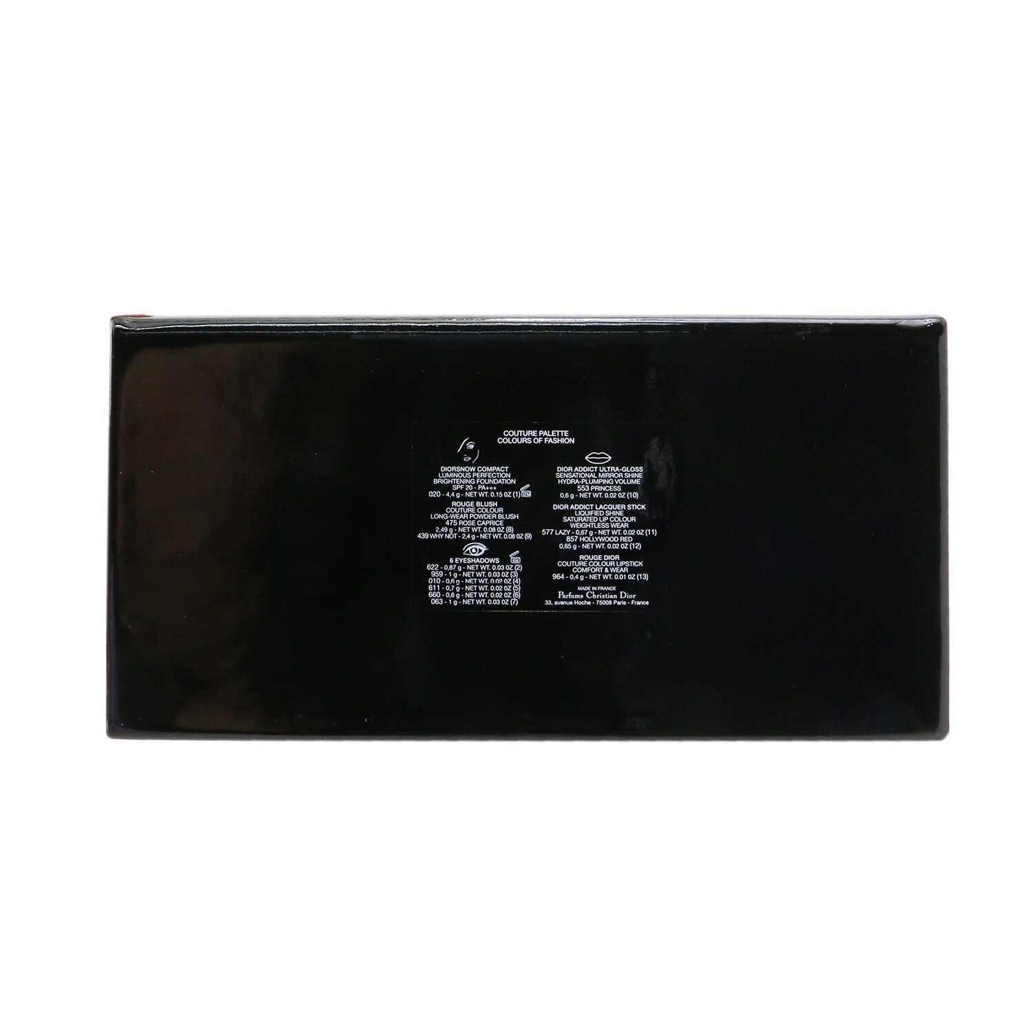 Christian Dior Ultra Dior Couture Colours Of Fashion Palette (1x Foundation, 2x Blush, 6x Eye Shadows, 3x Lip Color, 1x Lip Gloss) (Box Slightly Damaged) 16.38g/0.53oz