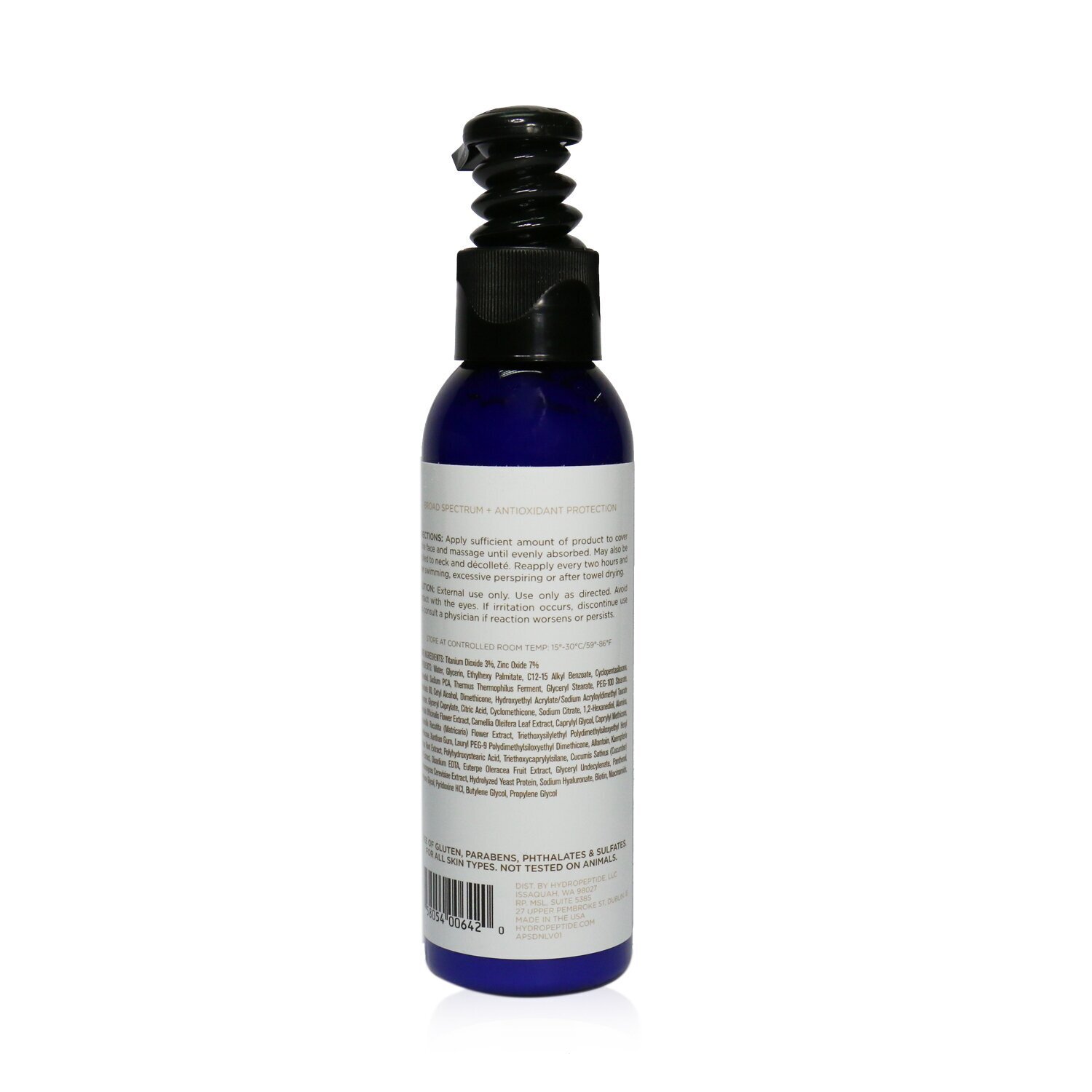 HydroPeptide Solar Defense Non-Tinted Broad Spectrum SPF 50 (Salon Size) 118ml/4oz