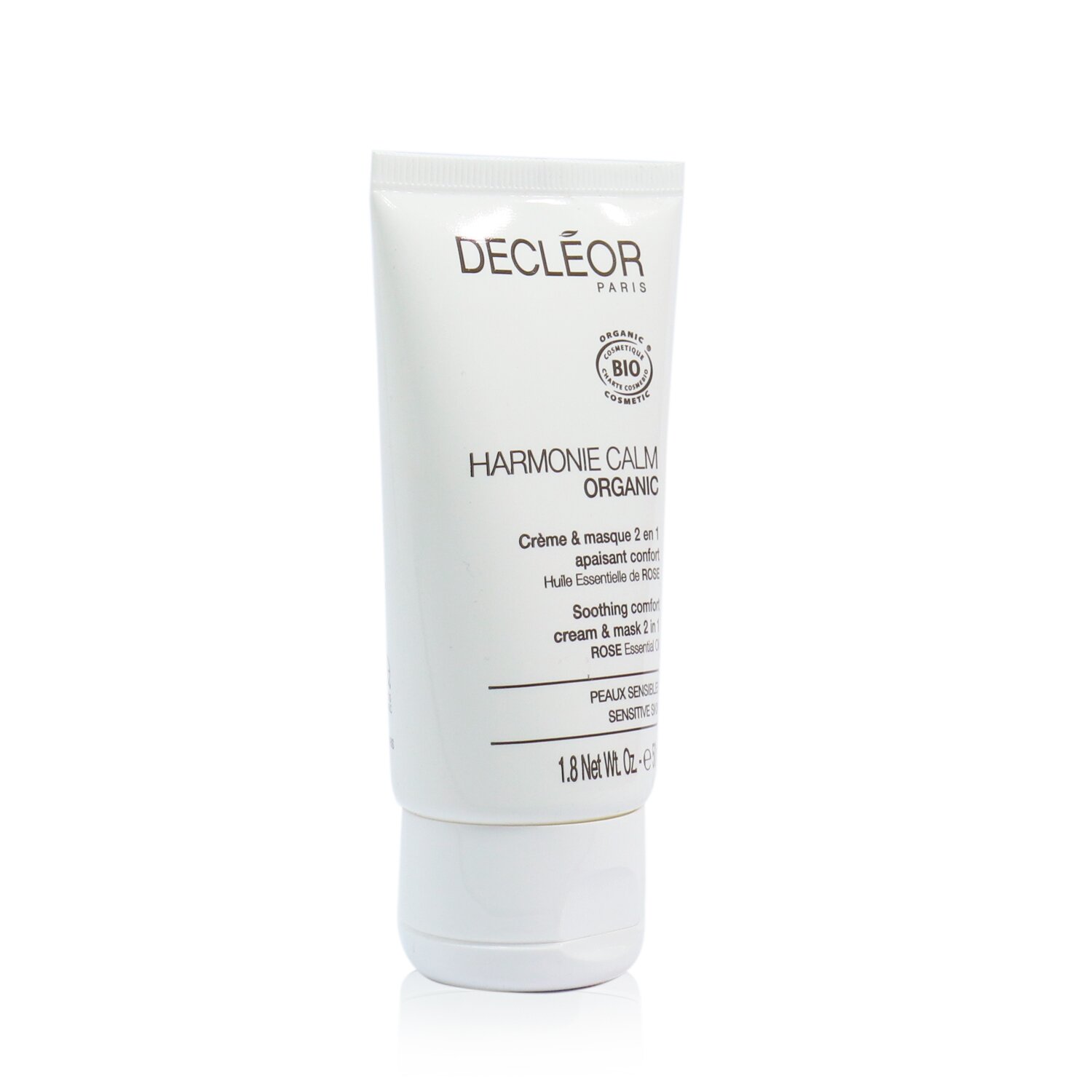 Decleor Harmonie Calm Organic Soothing Comfort Cream & Mask 2 In 1 - For Sensitive Skin (Salon Product) 50ml/1.8oz