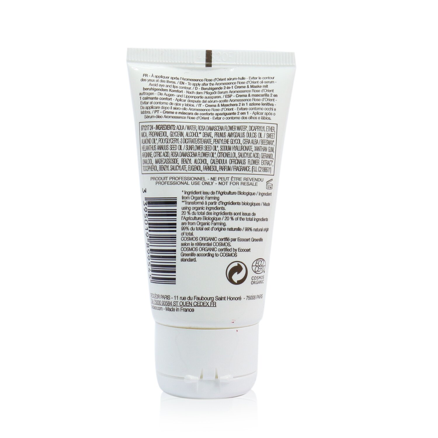 Decleor Harmonie Calm Organic Soothing Comfort Cream & Mask 2 In 1 - For Sensitive Skin (Salon Product) 50ml/1.8oz