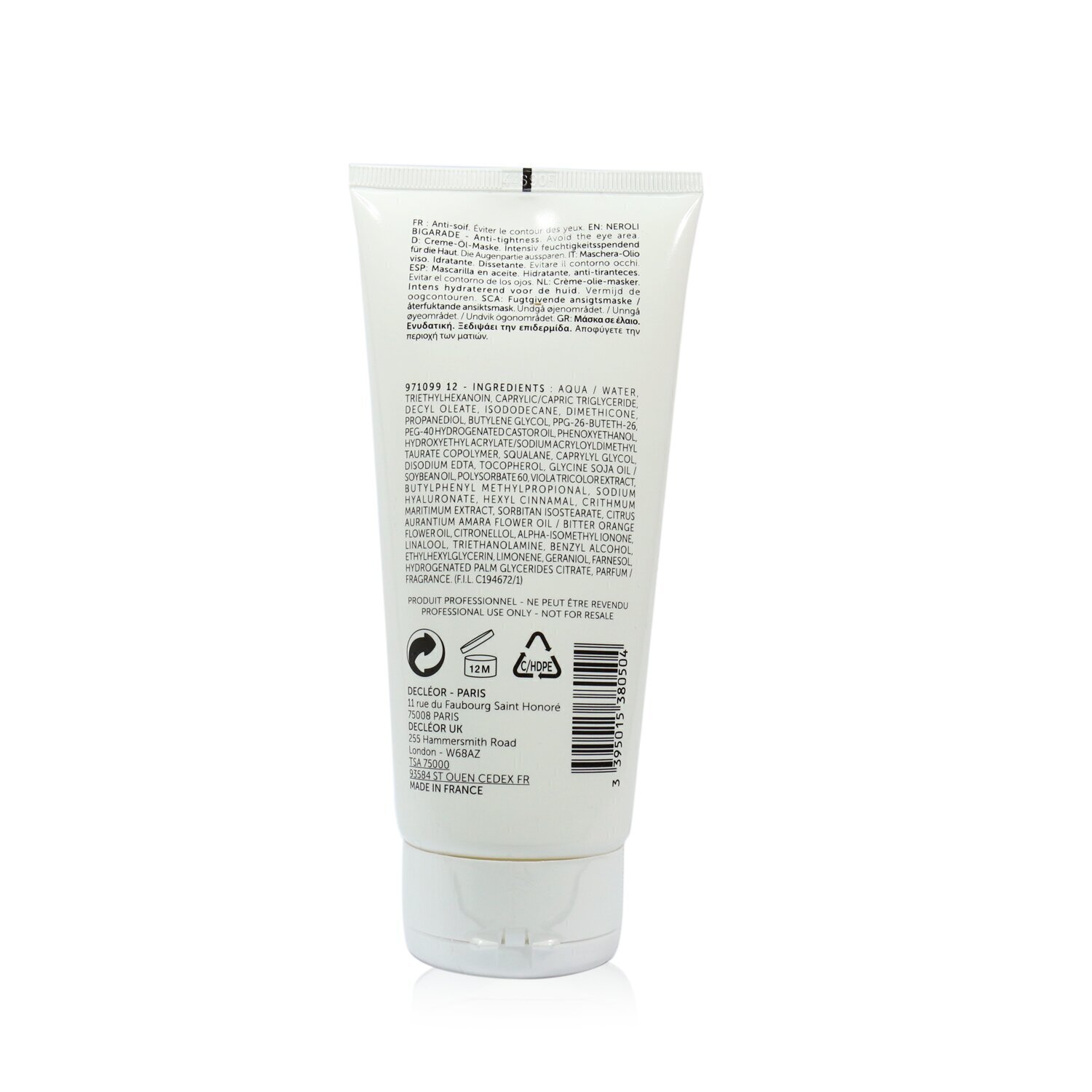 Decleor Neroli Bigarade Oil Mask (Salon Size) 200ml/6.7oz
