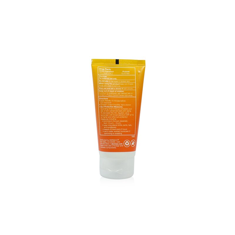 Derma E Sun Defense Mineral Oil-Free Sunscreen SPF 30 Face 56g/2oz