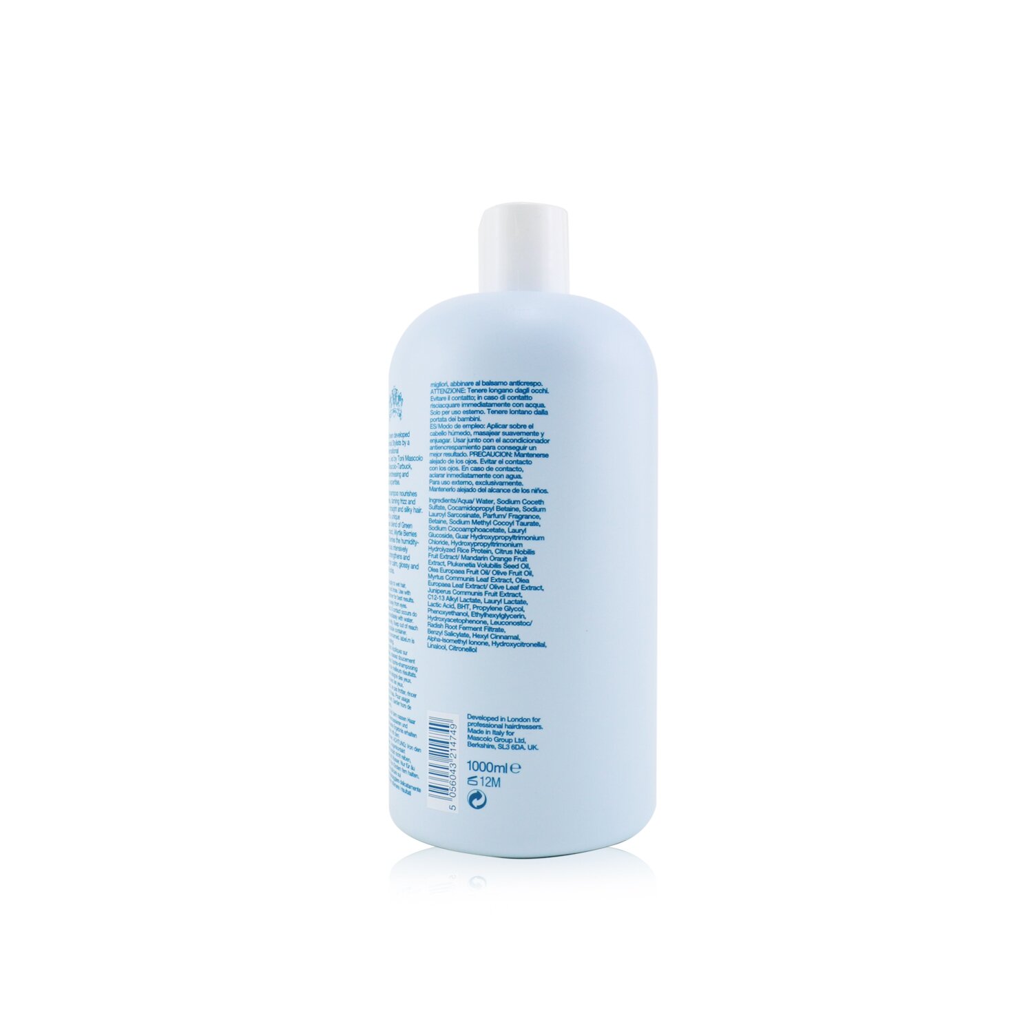 Label.M Anti-Frizz Shampoo (For Smooth, Soft, Frizz-Free and Controlled Hair) 1000ml/33.8oz